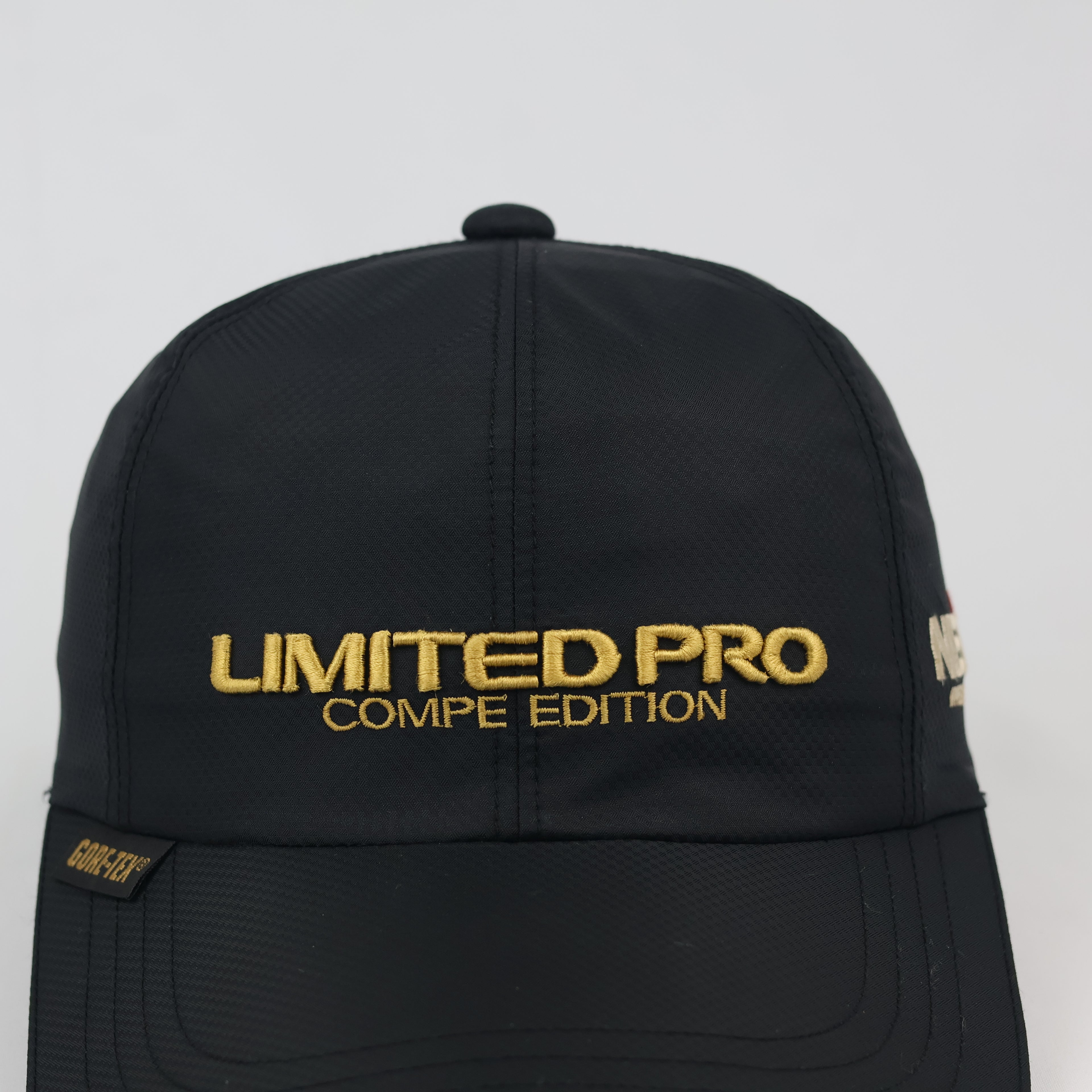 Shimano Nexus Limited Pro GORE-TEX Fishing Thrifted Hat - Black/Gold - Size 56-59cm