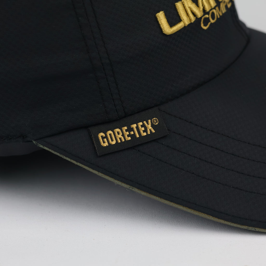 Shimano Nexus Limited Pro GORE-TEX Fishing Thrifted Hat - Black/Gold - Size 56-59cm