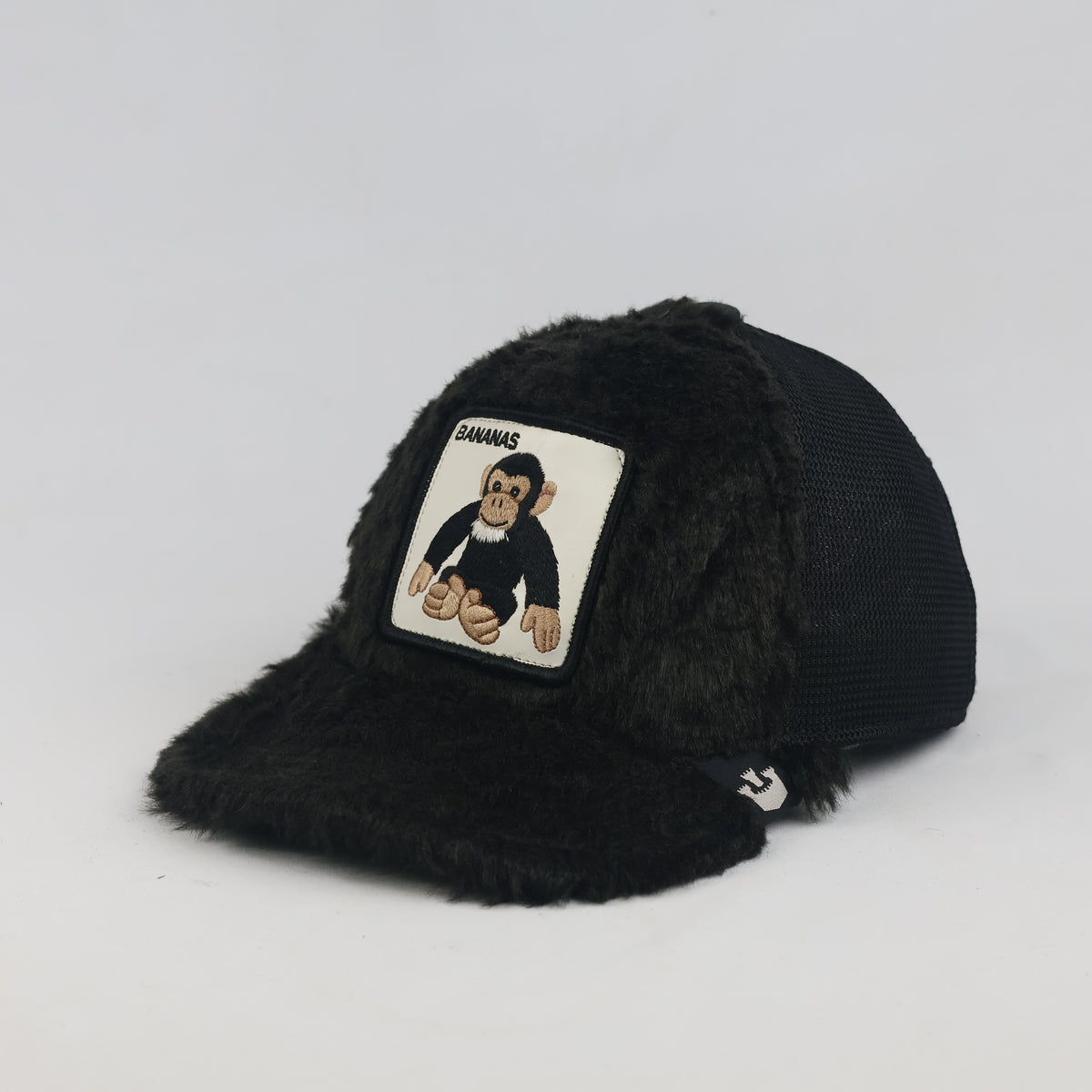 Vintage Goorin Bros Bananas Monkey Faux Fur Trucker Cap | 10085
