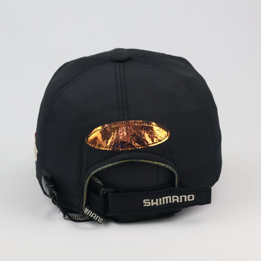 Shimano Nexus Limited Pro GORE-TEX Fishing Thrifted Hat - Black/Gold - Size 56-59cm