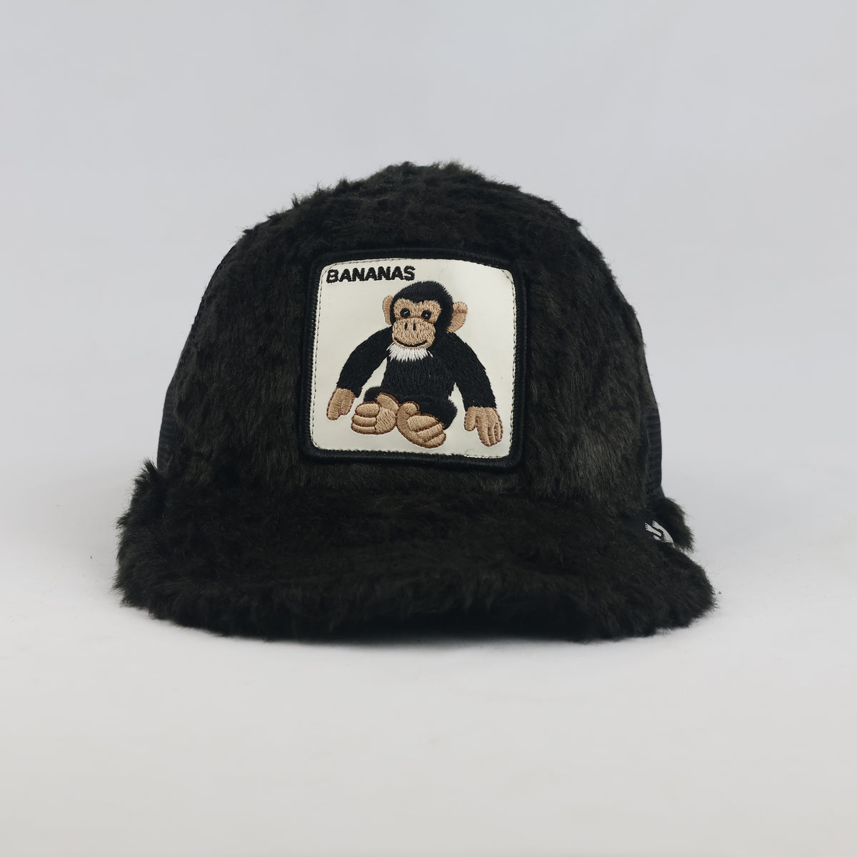 Vintage Goorin Bros Bananas Monkey Faux Fur Trucker Cap | 10085