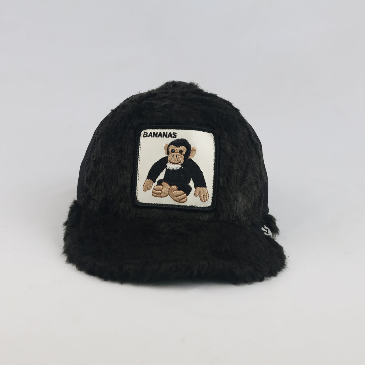 Vintage Goorin Bros Bananas Monkey Faux Fur Trucker Cap | 10085