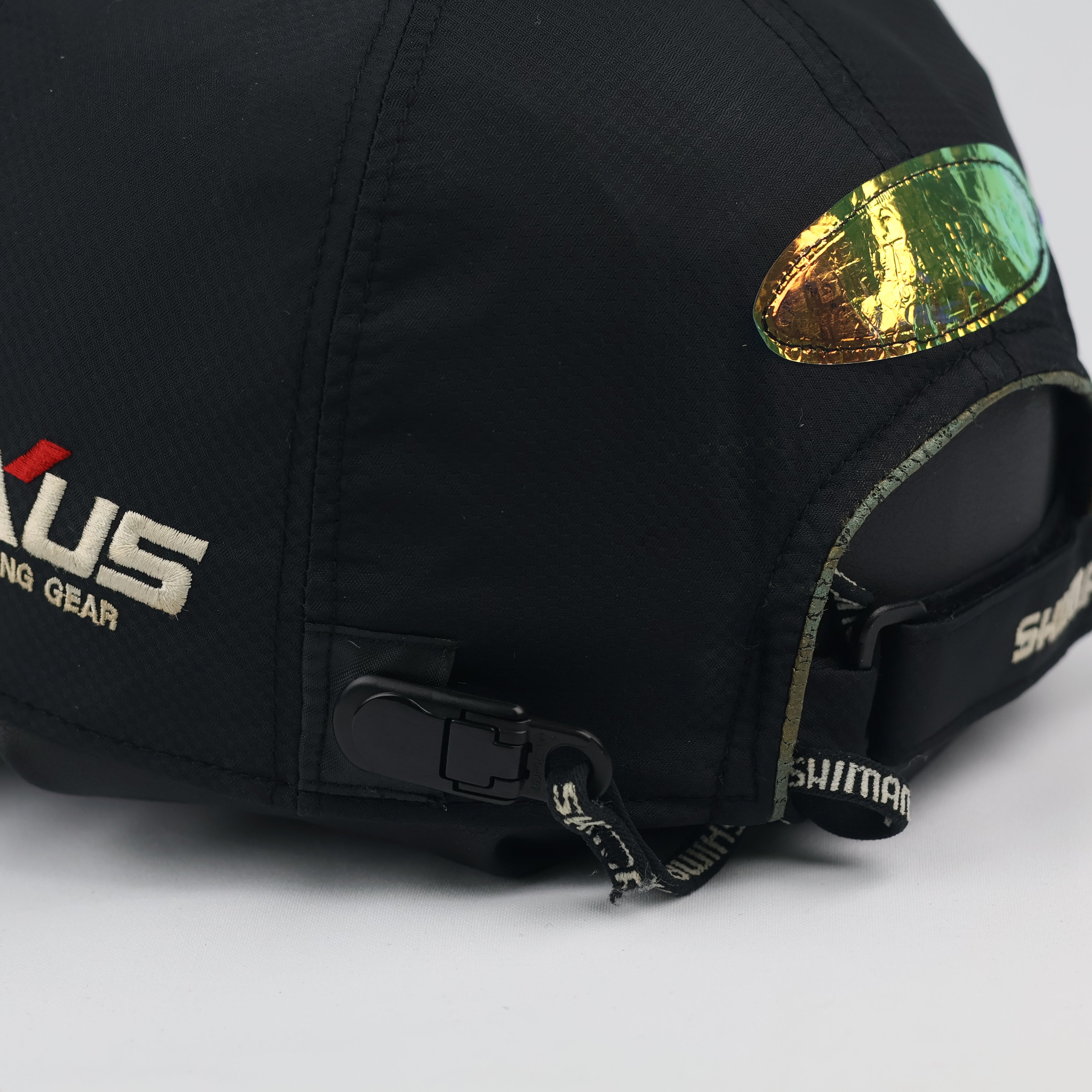 Shimano Nexus Limited Pro GORE-TEX Fishing Thrifted Hat - Black/Gold - Size 56-59cm