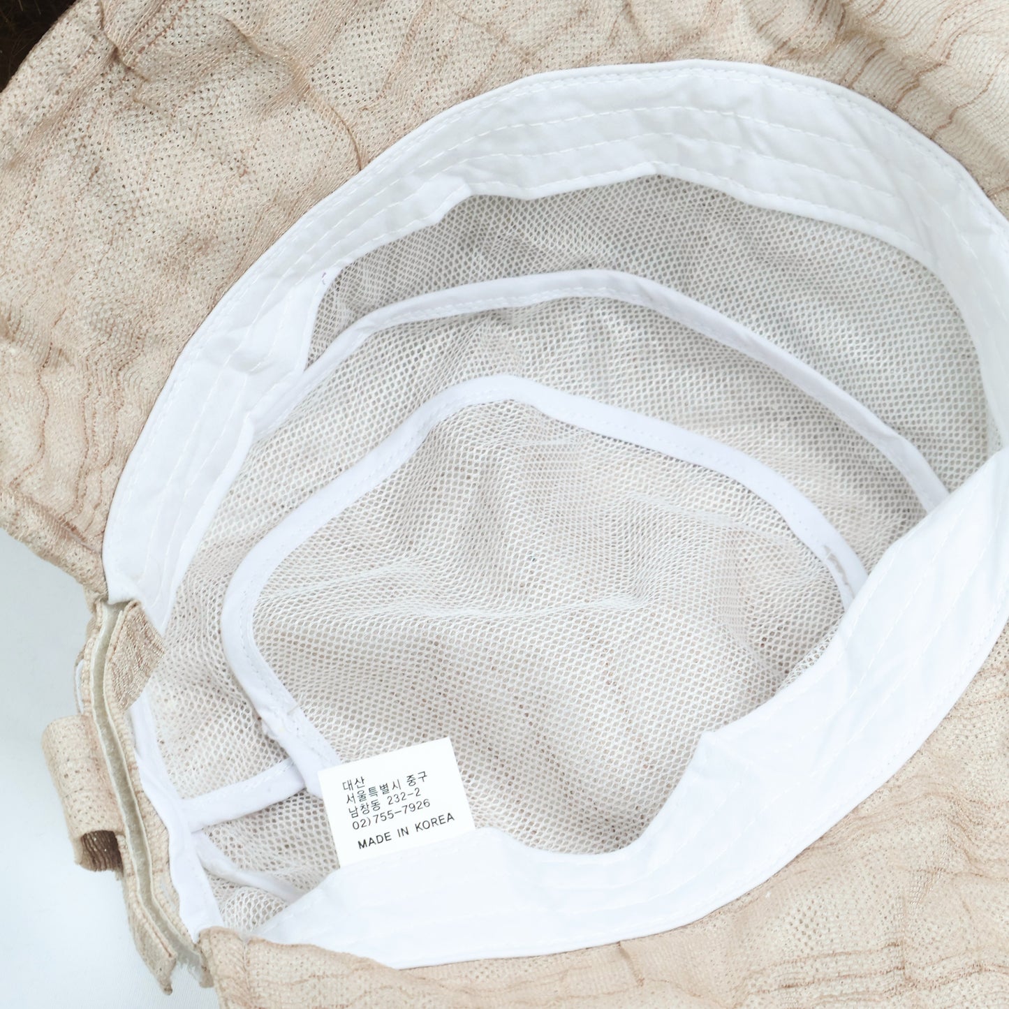 Korean Brand "Lettuce" Crinkled Bucket Hat