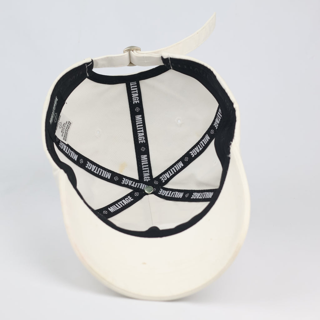 Millitage Korean Streetwear "Russian Renaissance" Cap - Cream - 56-58cm