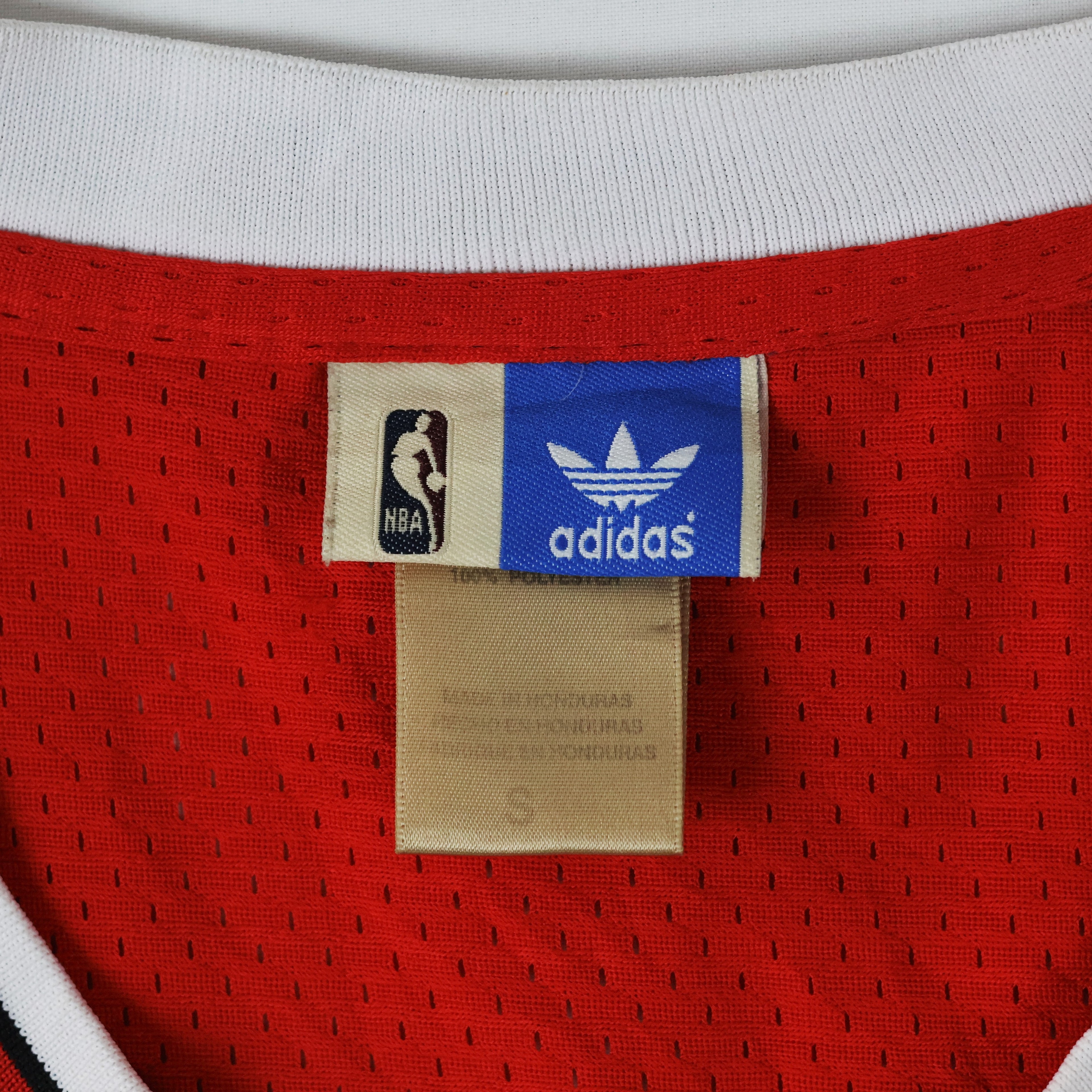 Vintage Adidas NBA Chicago Bulls Dennis Rodman #91 Hardwood Classics Jersey