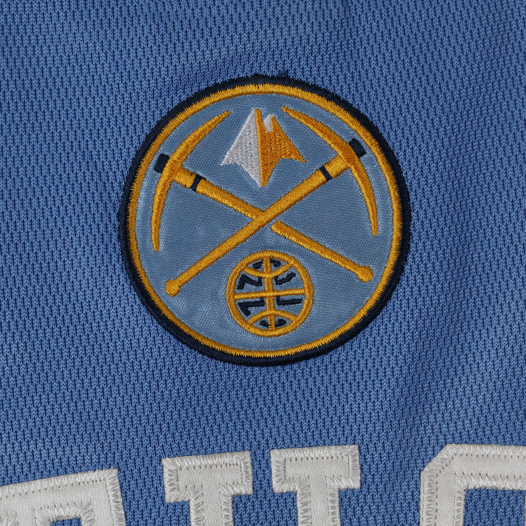 Vintage Adidas NBA Denver Nuggets Carmelo Anthony #15 Basketball Thrifted Jersey - Blue