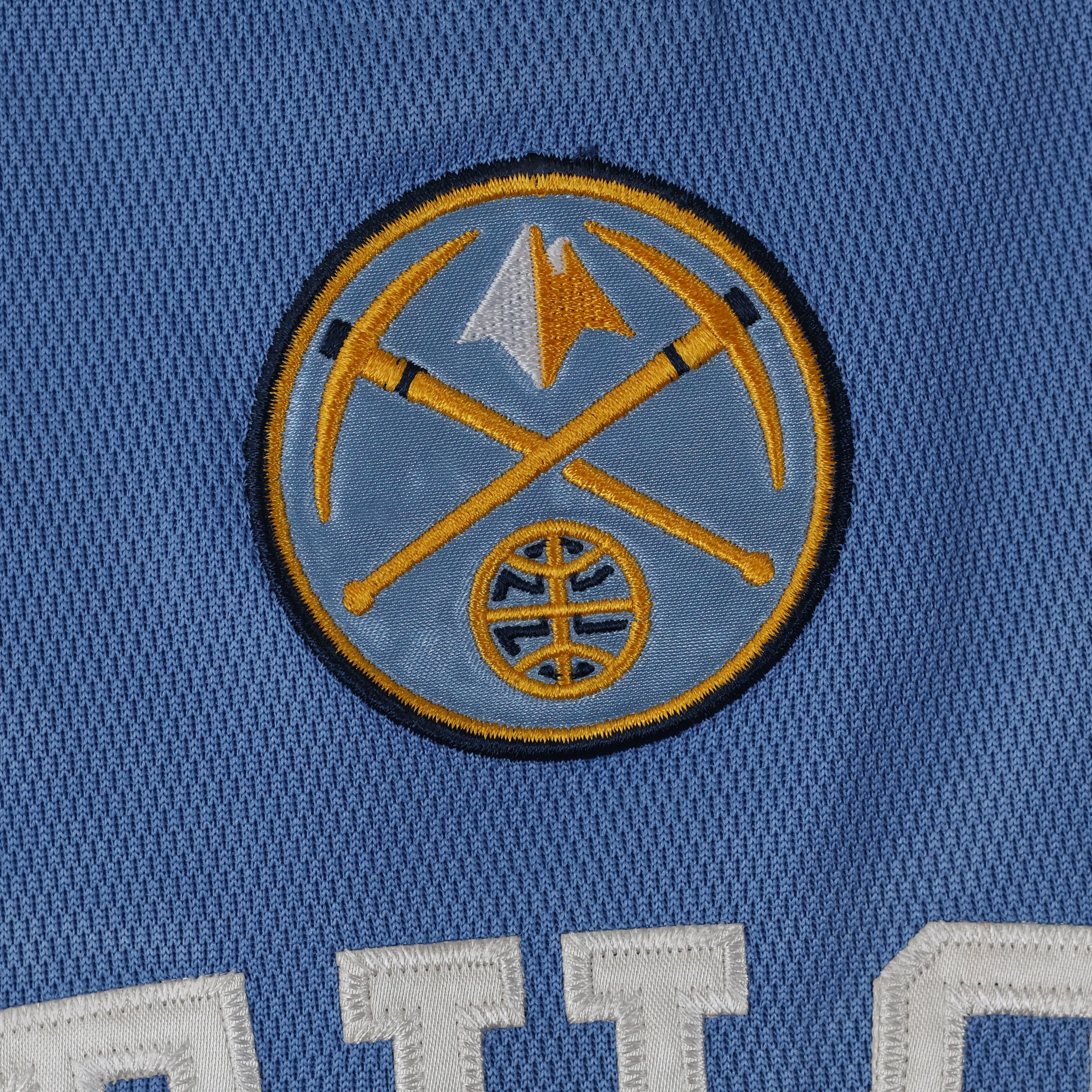 Vintage Adidas NBA Denver Nuggets Carmelo Anthony #15 Basketball Thrifted Jersey - Blue