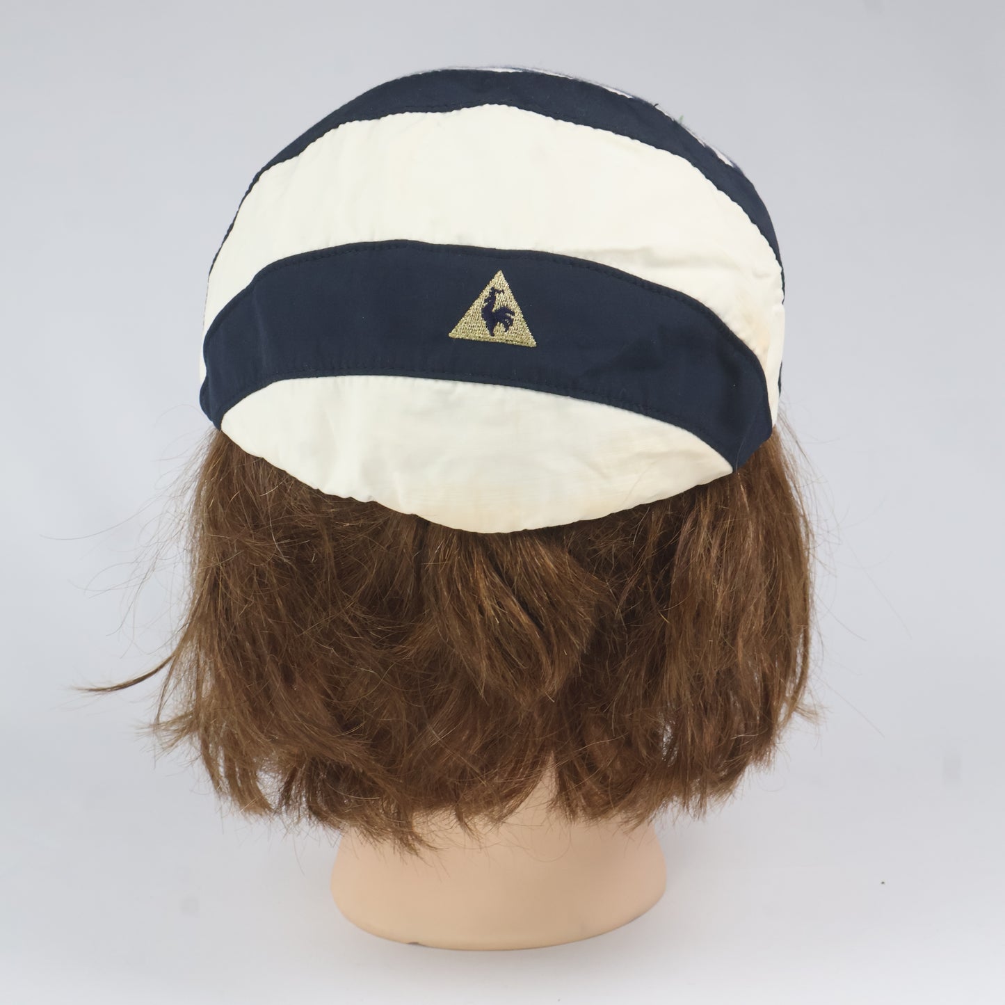 Vintage Style Le Coq Sportif Striped Flat Cap