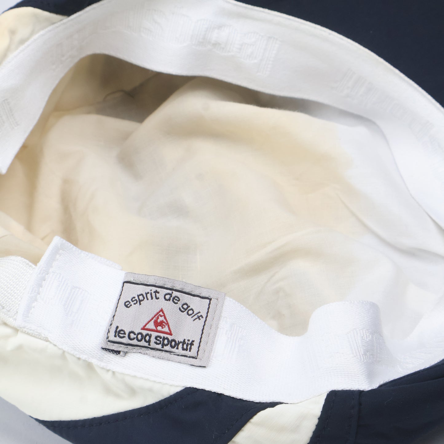 Vintage Style Le Coq Sportif Striped Flat Cap