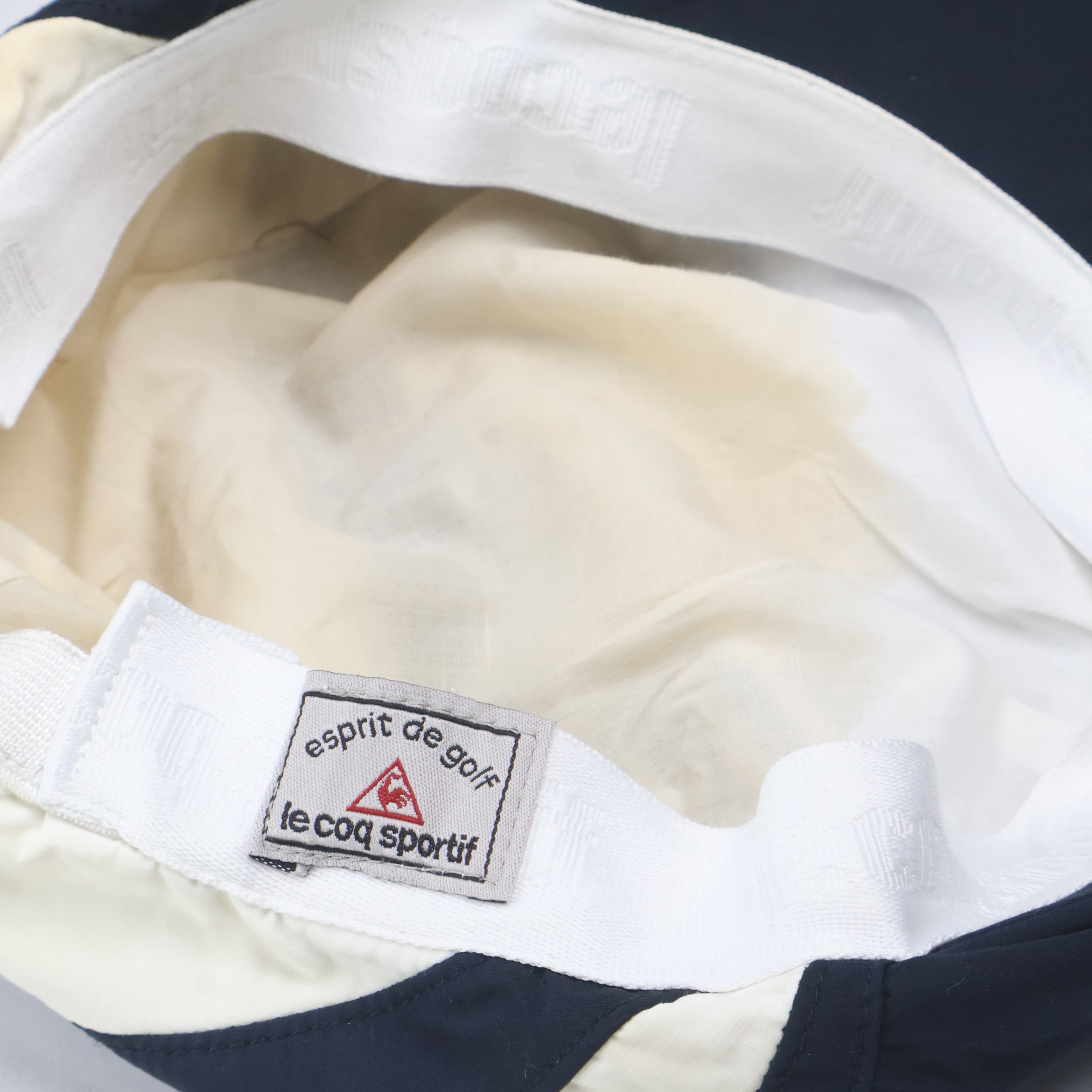 Vintage Style Le Coq Sportif Striped Flat Cap