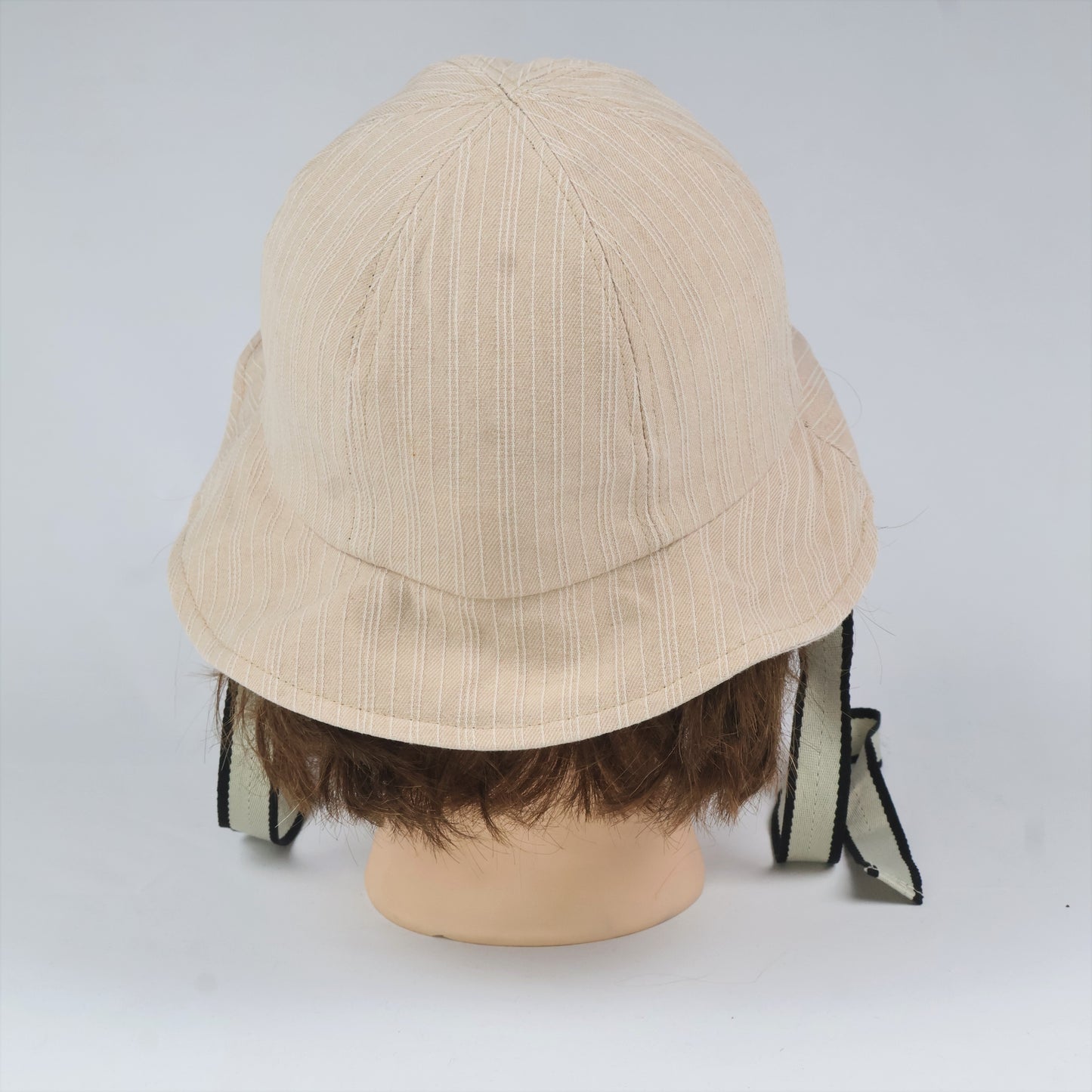 "Surf Bear" Embroidered Bucket Hat with Chin Straps