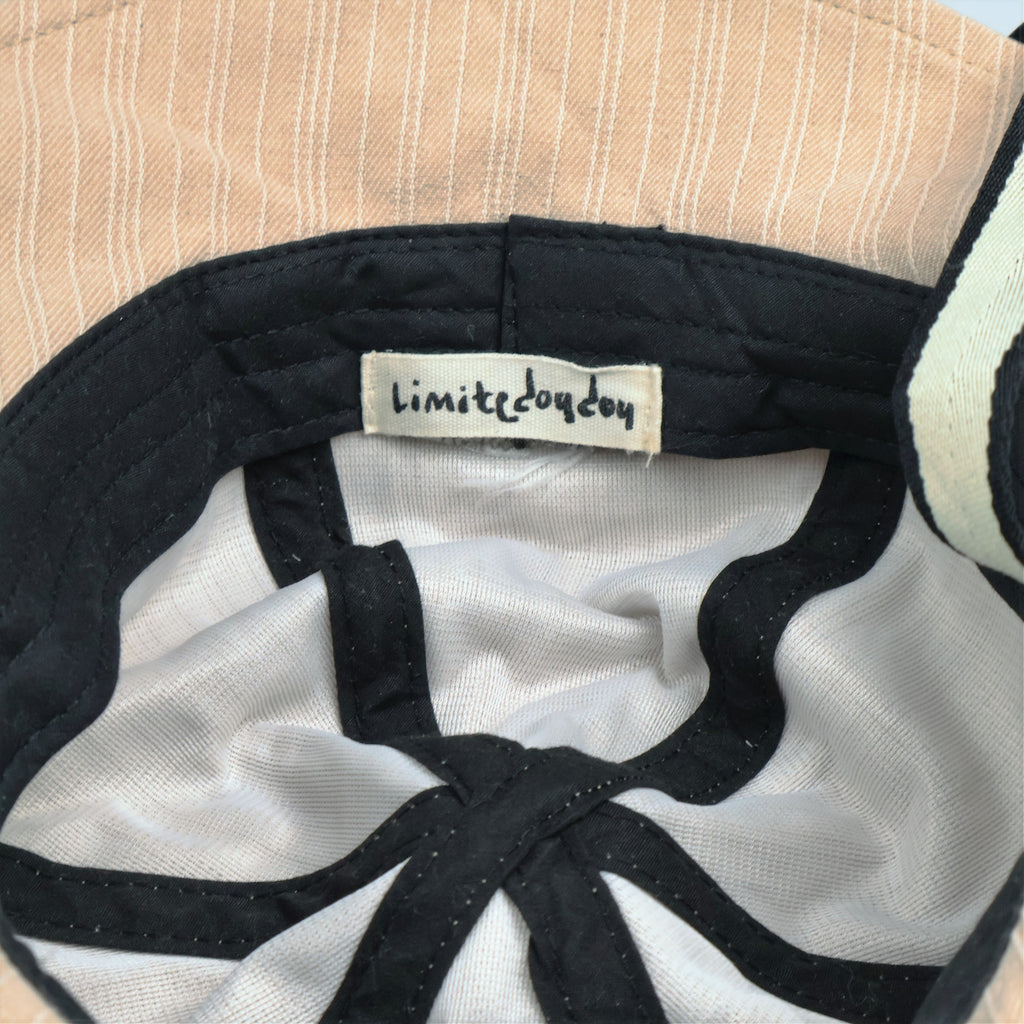 "Surf Bear" Embroidered Bucket Hat with Chin Straps
