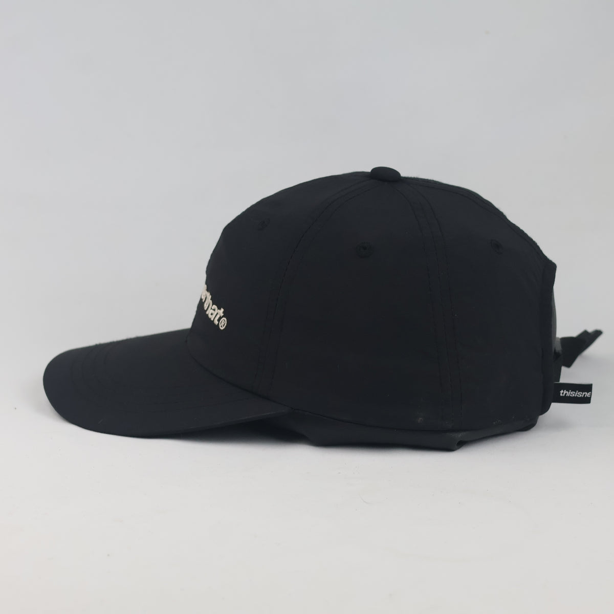 Thrifted thisisneverthat Korean Streetwear Black Cap (58-60 cm) | 10098