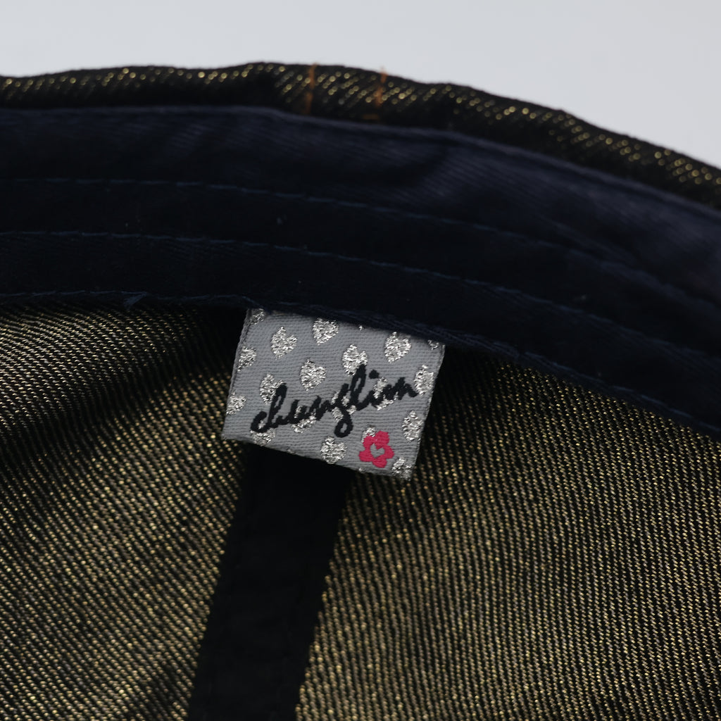 Vintage Quilted Denim "Stylish" Cap – Y2K Grunge Aesthetic