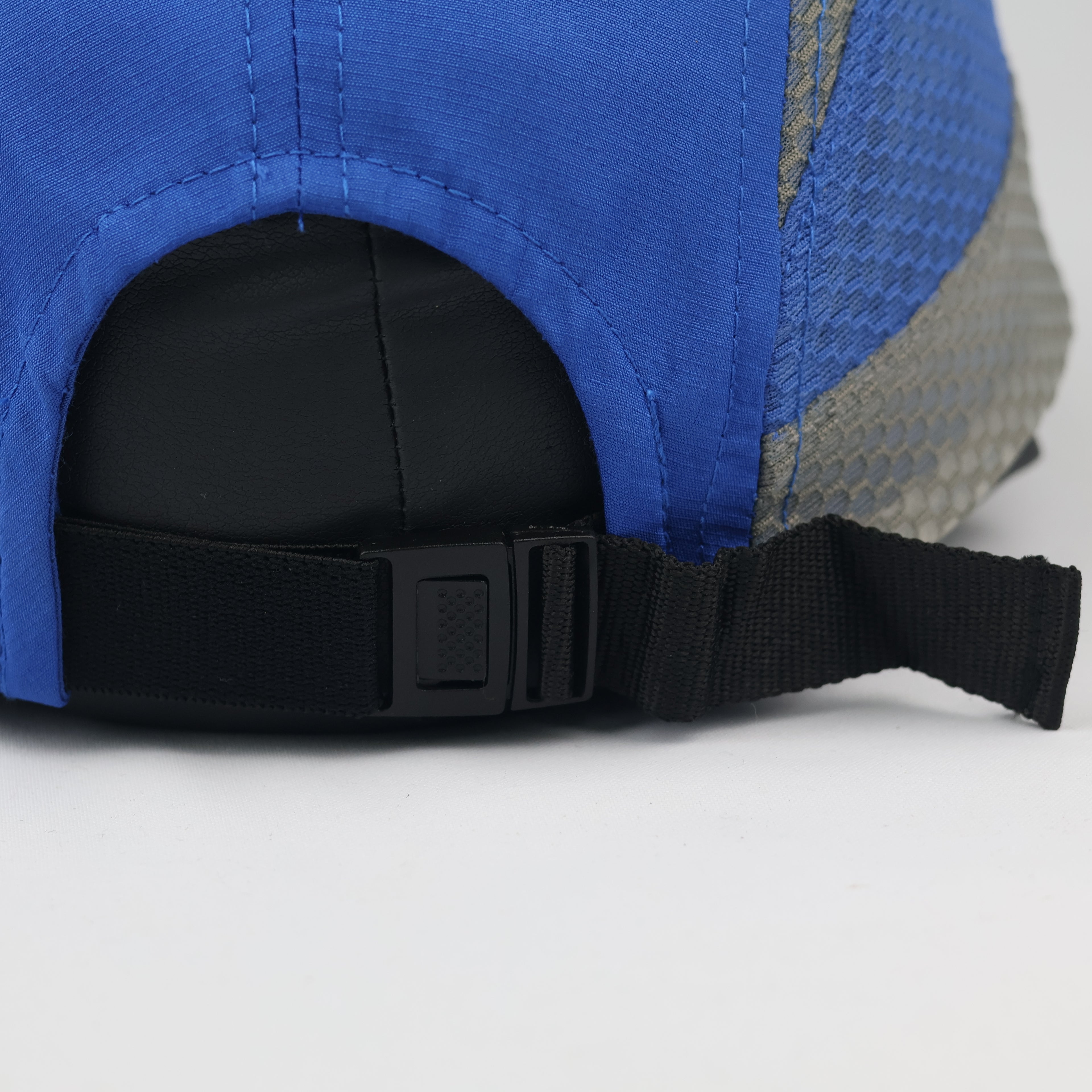 Polo Sport Style Mesh Performance Thrifted Cap – Electric Blue & Grey