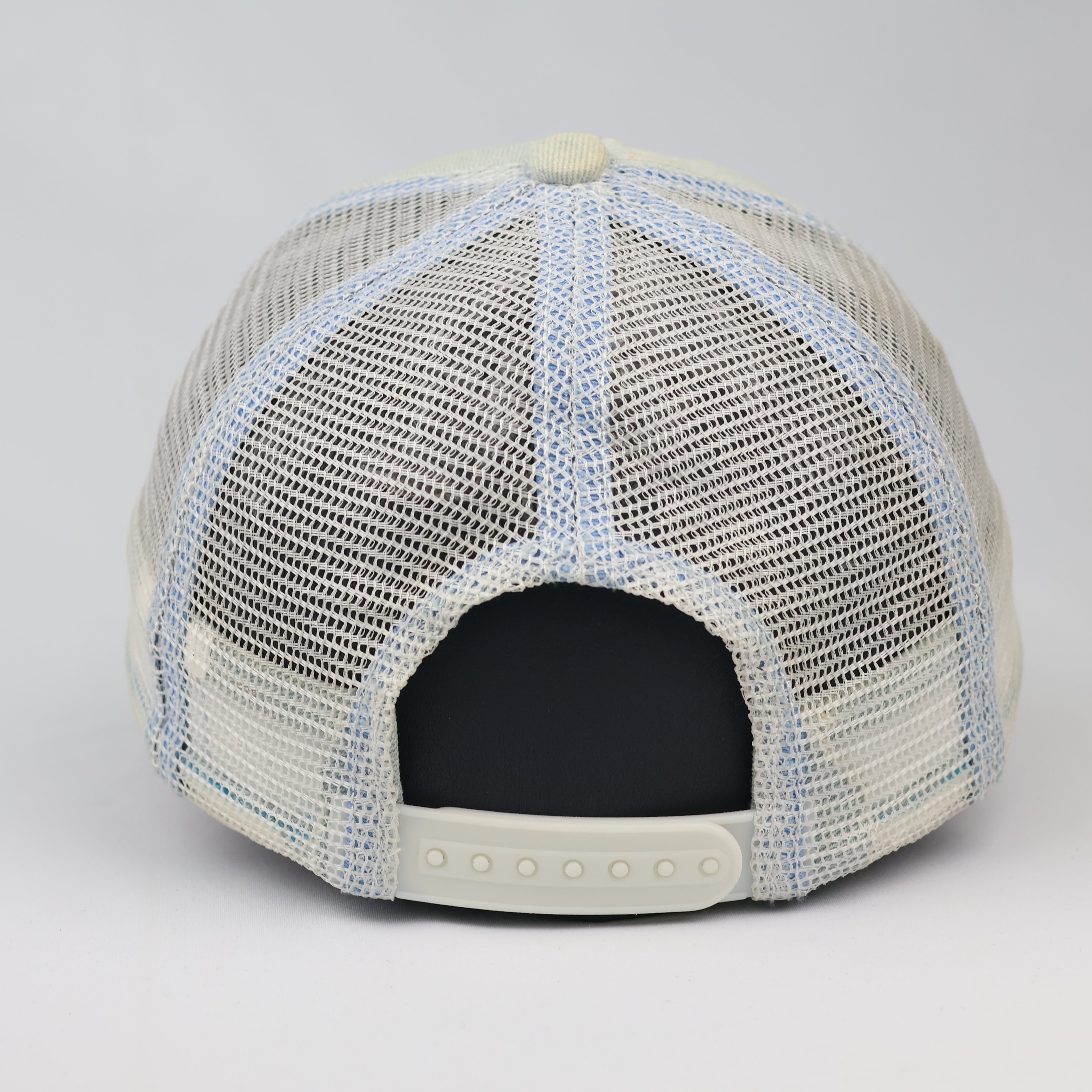 Y2K Aesthetic Pepe Jeans Blue Denim Trucker Thrifted Cap – Size 57-58cm