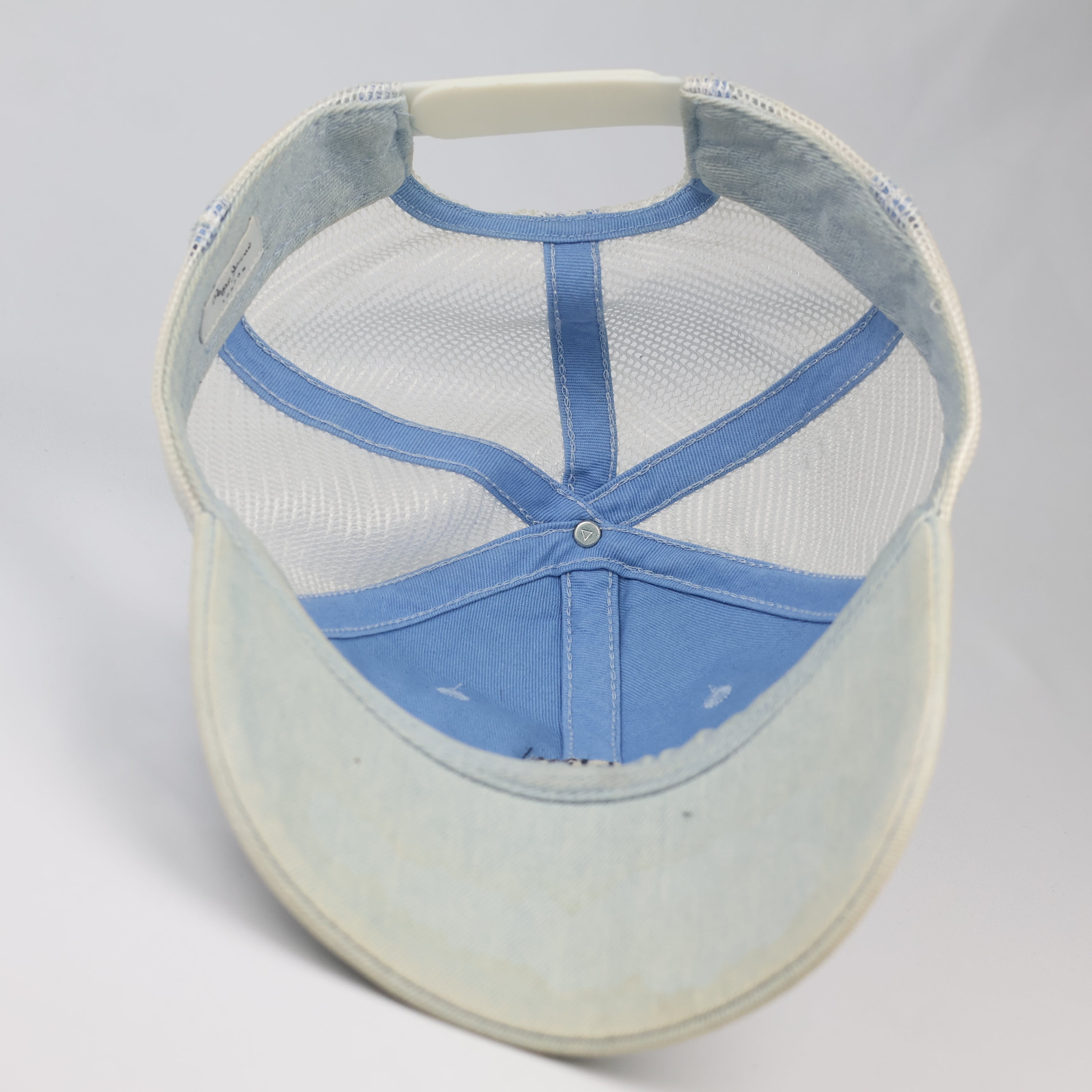 Y2K Aesthetic Pepe Jeans Blue Denim Trucker Thrifted Cap – Size 57-58cm
