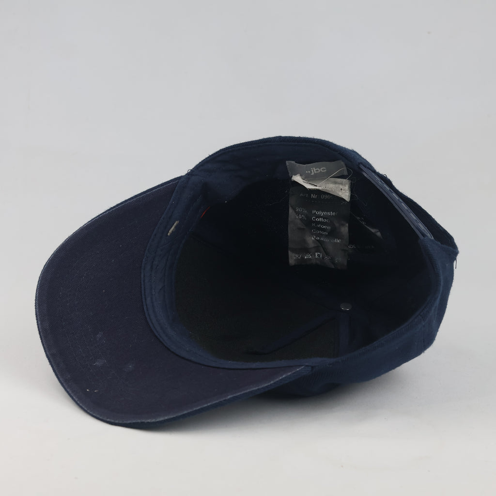 Thrifted Navy Blue Surfing Splash Print Baseball Cap | 10108