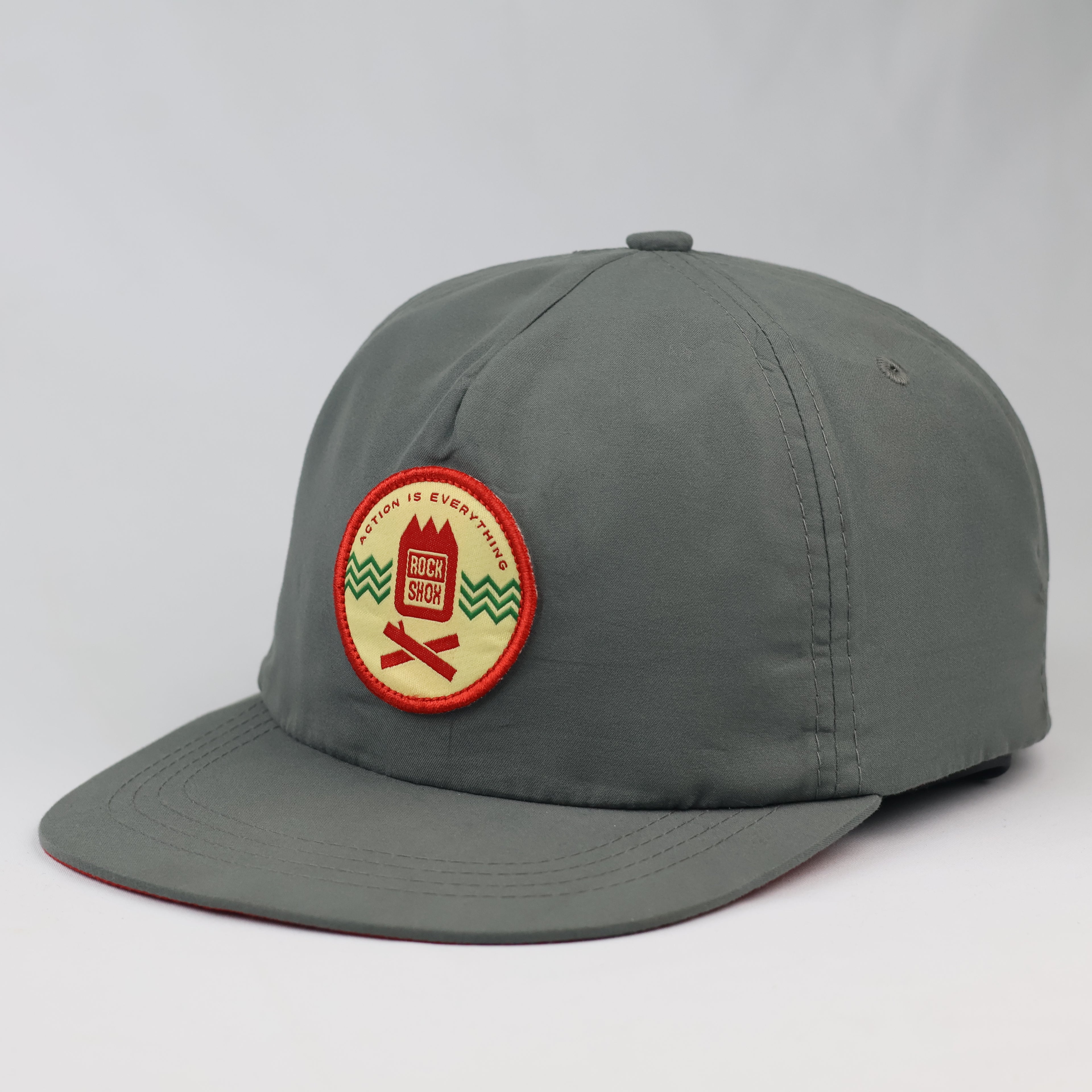 RockShox "Action Is Everything" Nylon Tech Cap – Gorpcore Aesthetic