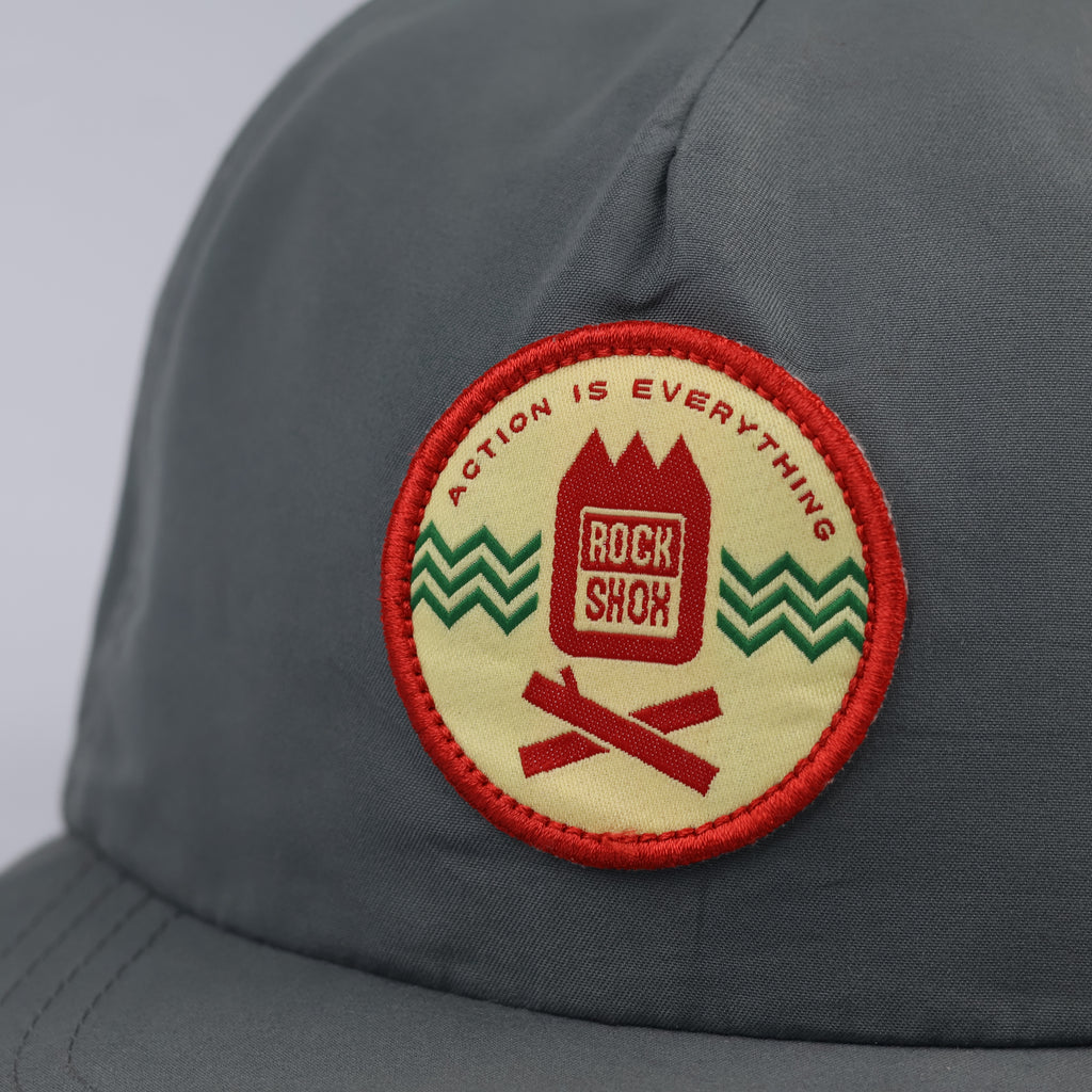 RockShox "Action Is Everything" Nylon Tech Cap – Gorpcore Aesthetic