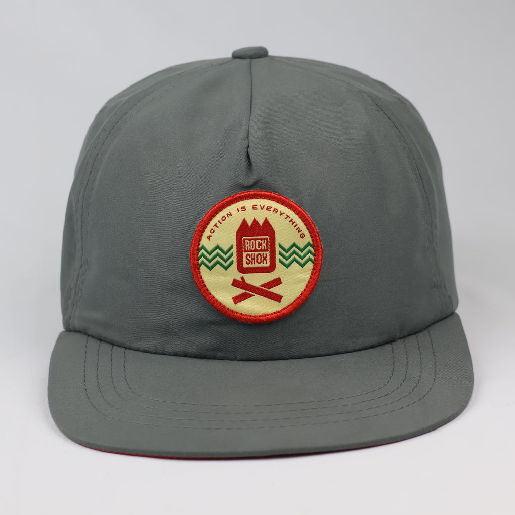 RockShox "Action Is Everything" Nylon Tech Cap – Gorpcore Aesthetic