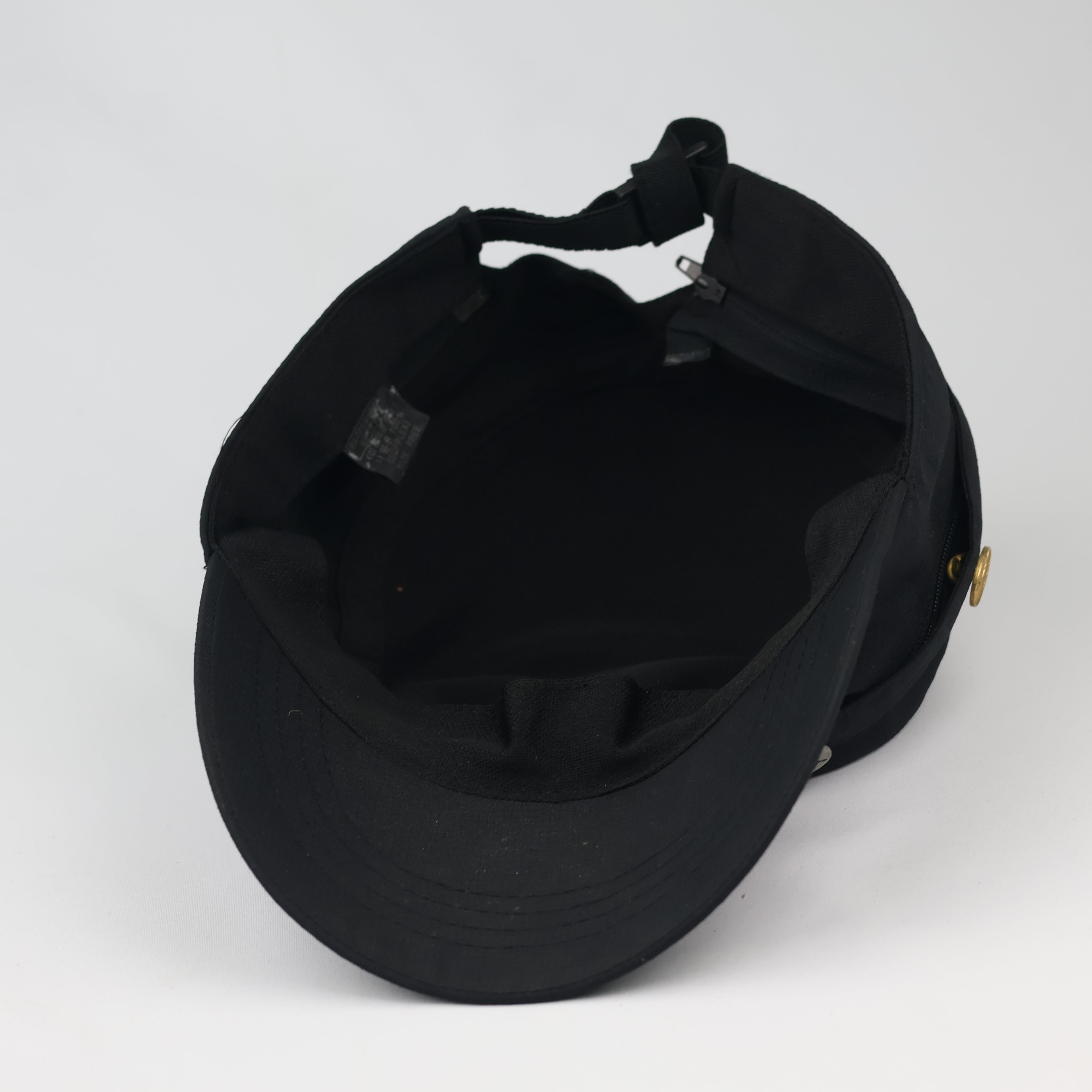 Vintage Montbell Supplex Nylon Cadet Cap with Custom Enamel Pins