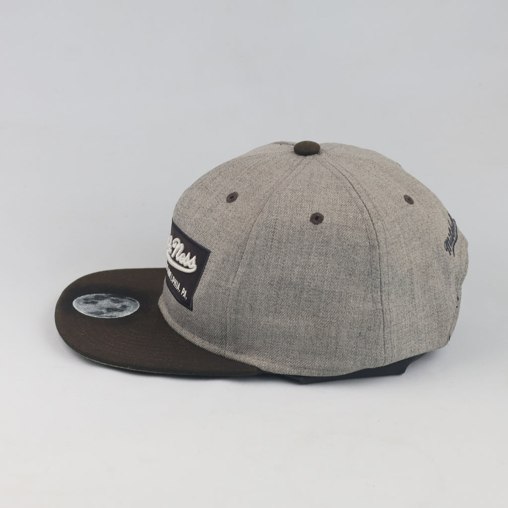 Thrifted Mitchell & Ness Philadelphia Box Logo Snapback Cap | 10107
