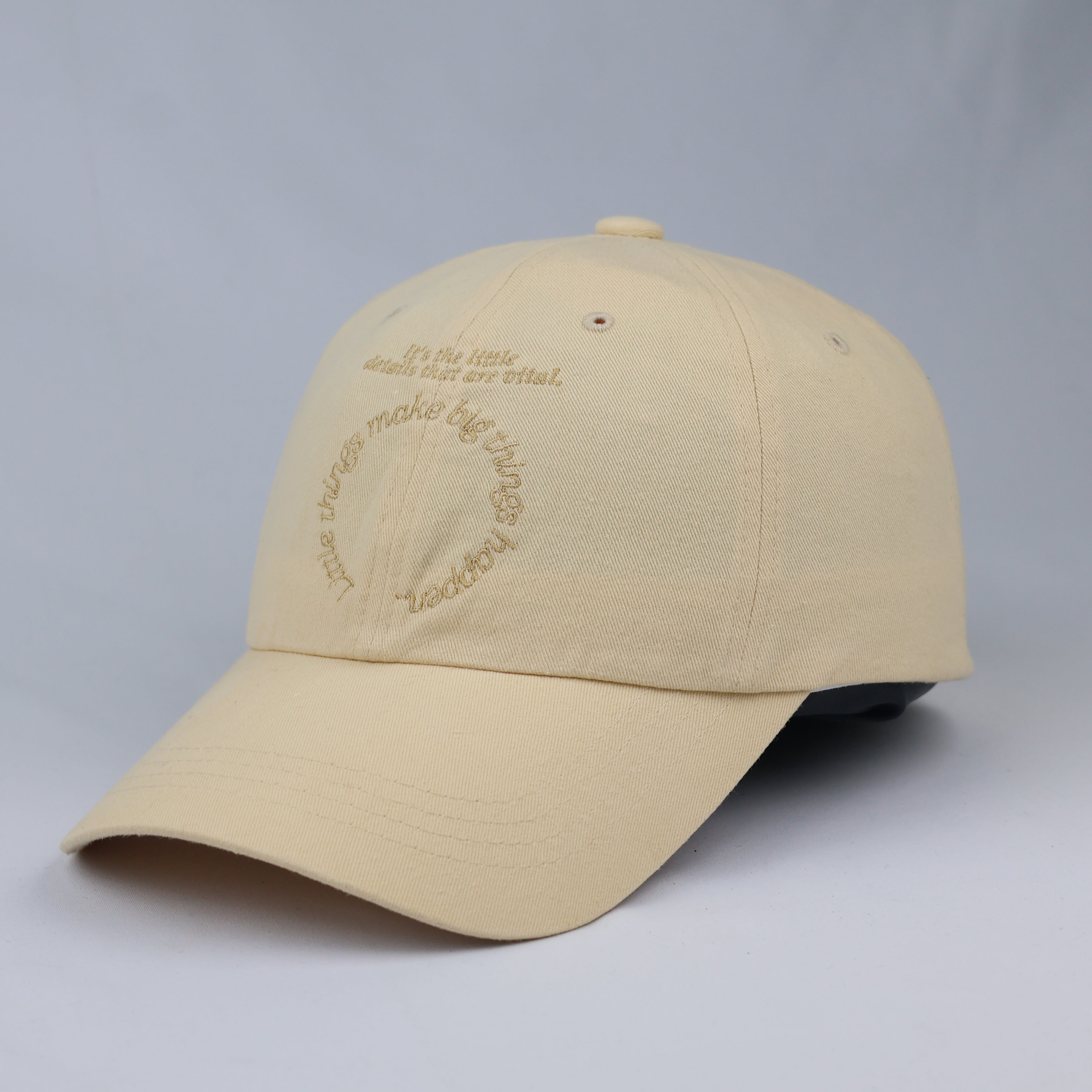 Gold Embroidered Dragonfly Corduroy Hat – Black