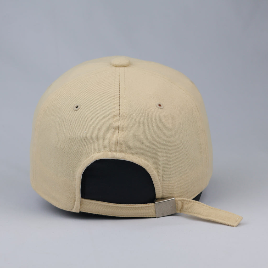 Gold Embroidered Dragonfly Corduroy Hat – Black