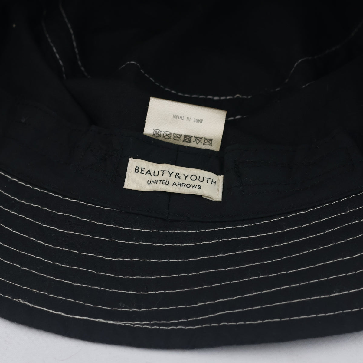 Thrifted Japanese Streetwear Beauty & Youth Contrast Stitch Bucket Hat