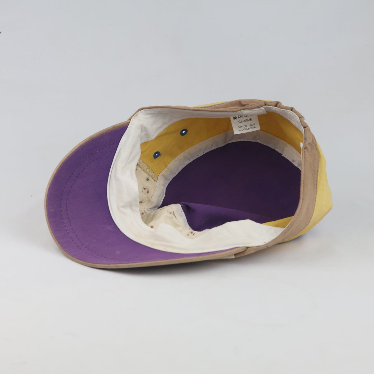 Thrifted Chunlim Pink Studded Multi-Color Military Cap | 10112