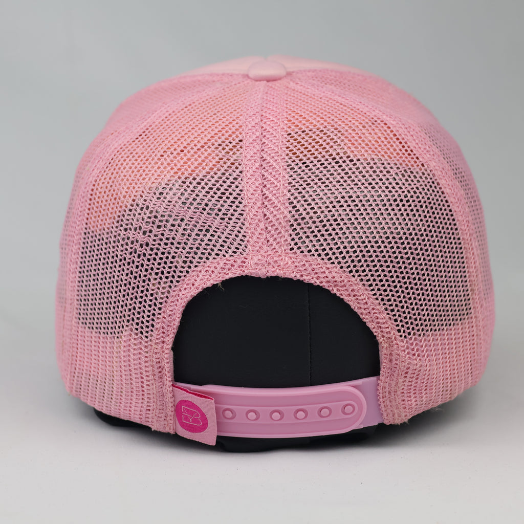 rett Young Official Tour Merchandise Pink Trucker Thrifted Hat – Women's Cap