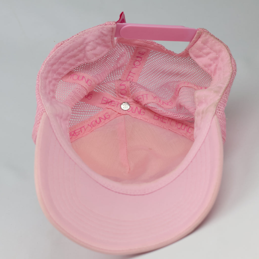 rett Young Official Tour Merchandise Pink Trucker Thrifted Hat – Women's Cap