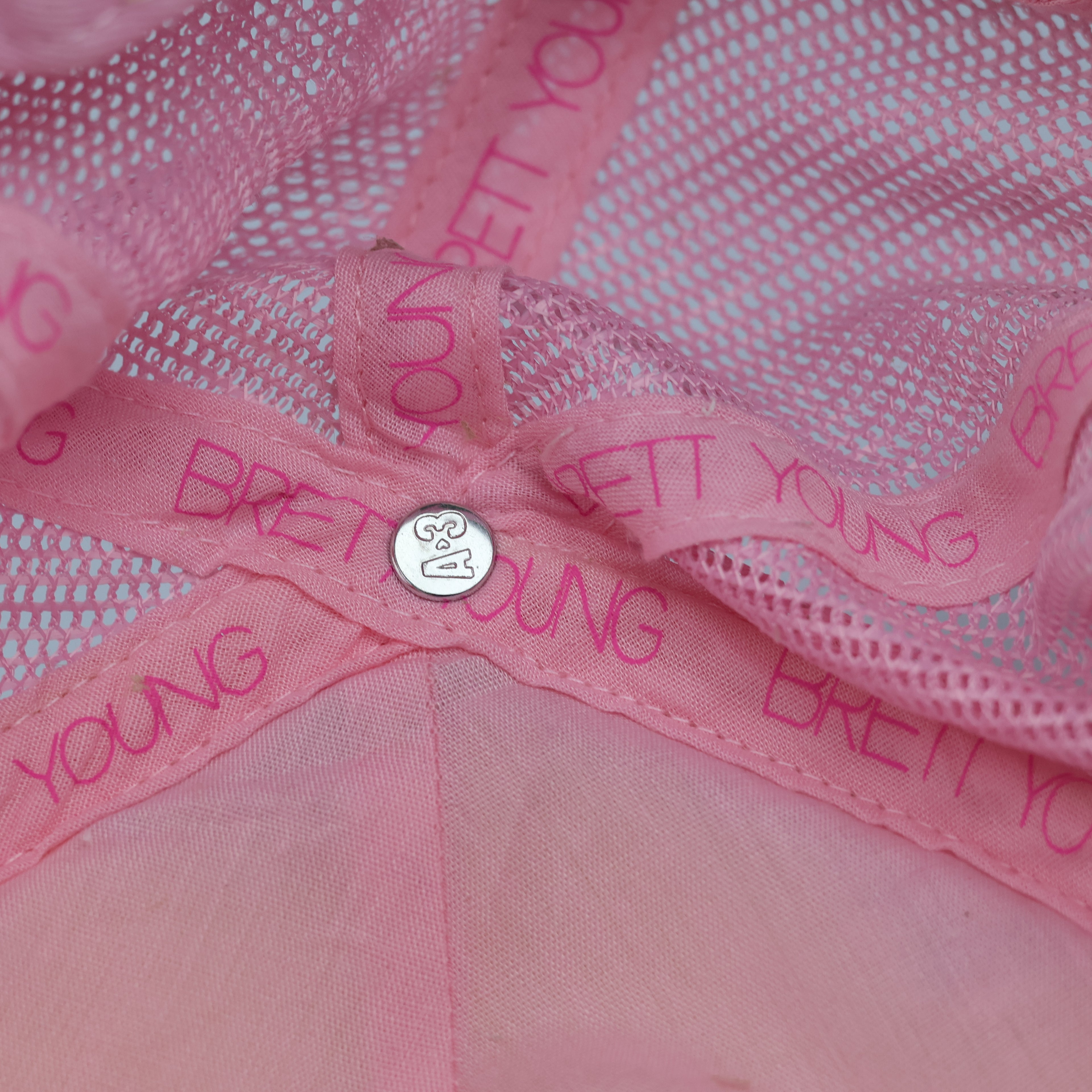 rett Young Official Tour Merchandise Pink Trucker Thrifted Hat – Women's Cap