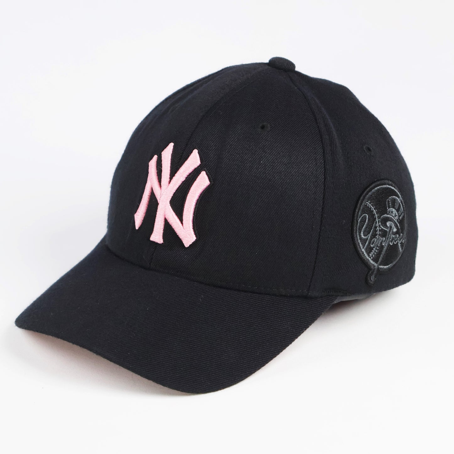 MLB New York Yankees Pink Logo Flexfit Cap (XS-S)