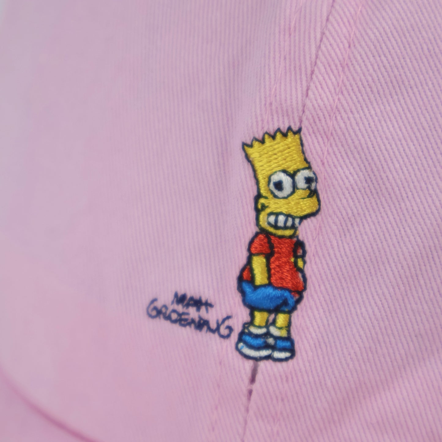 Official "The Simpsons" Bart Simpson Pink Dad Hat