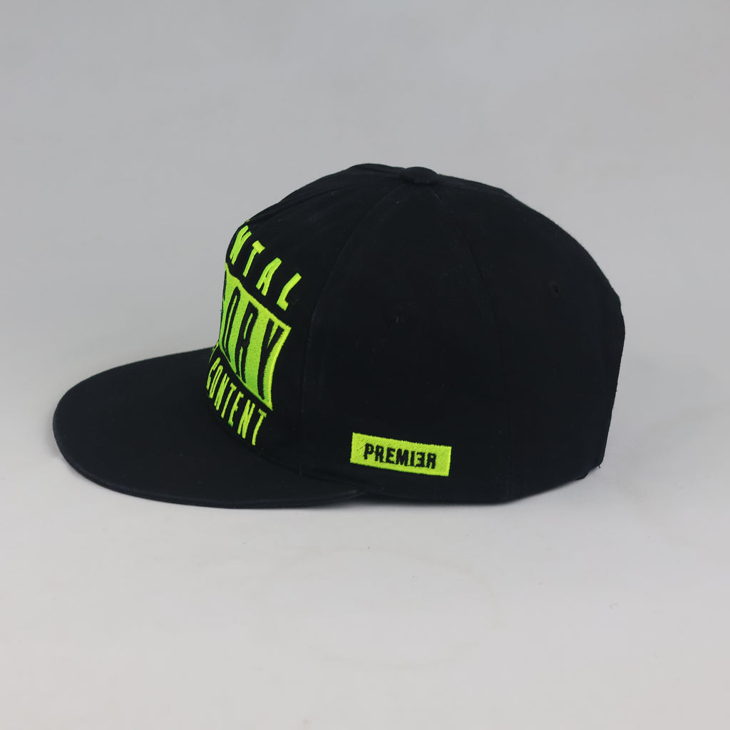 Thrifted PREMIER Korea Neon Embroidered Snapback Cap (50-52 cm) | 10118