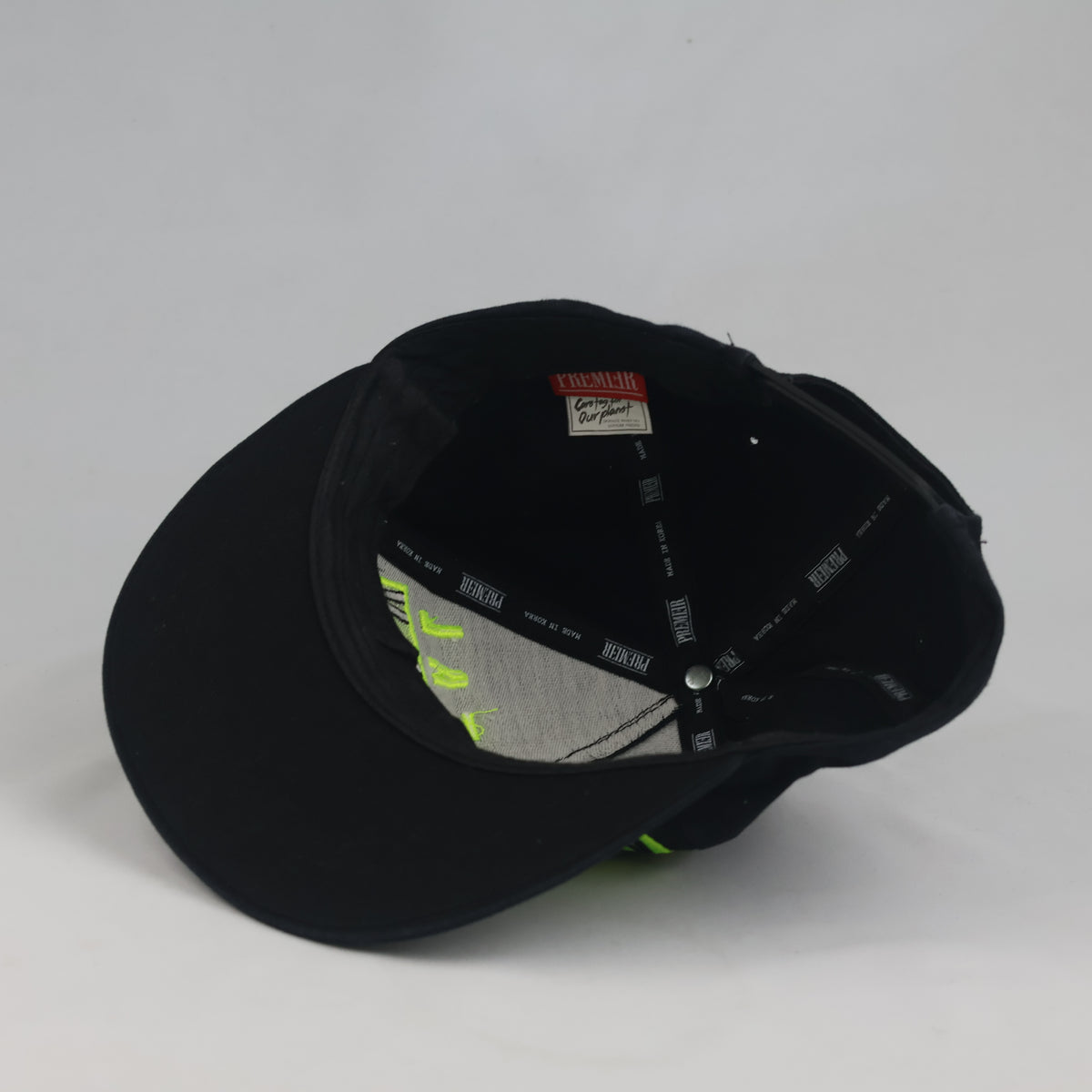 Thrifted PREMIER Korea Neon Embroidered Snapback Cap (50-52 cm) | 10118