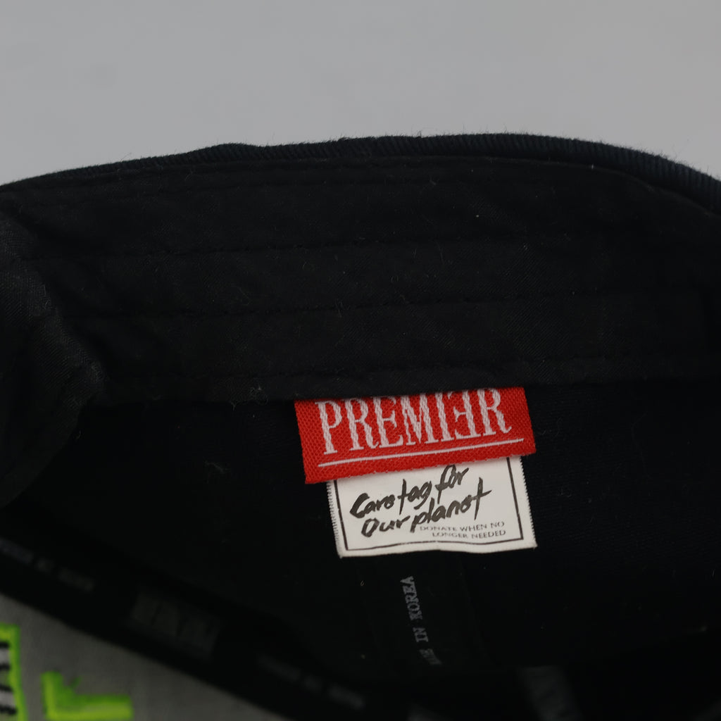 Thrifted PREMIER Korea Neon Embroidered Snapback Cap (50-52 cm) | 10118