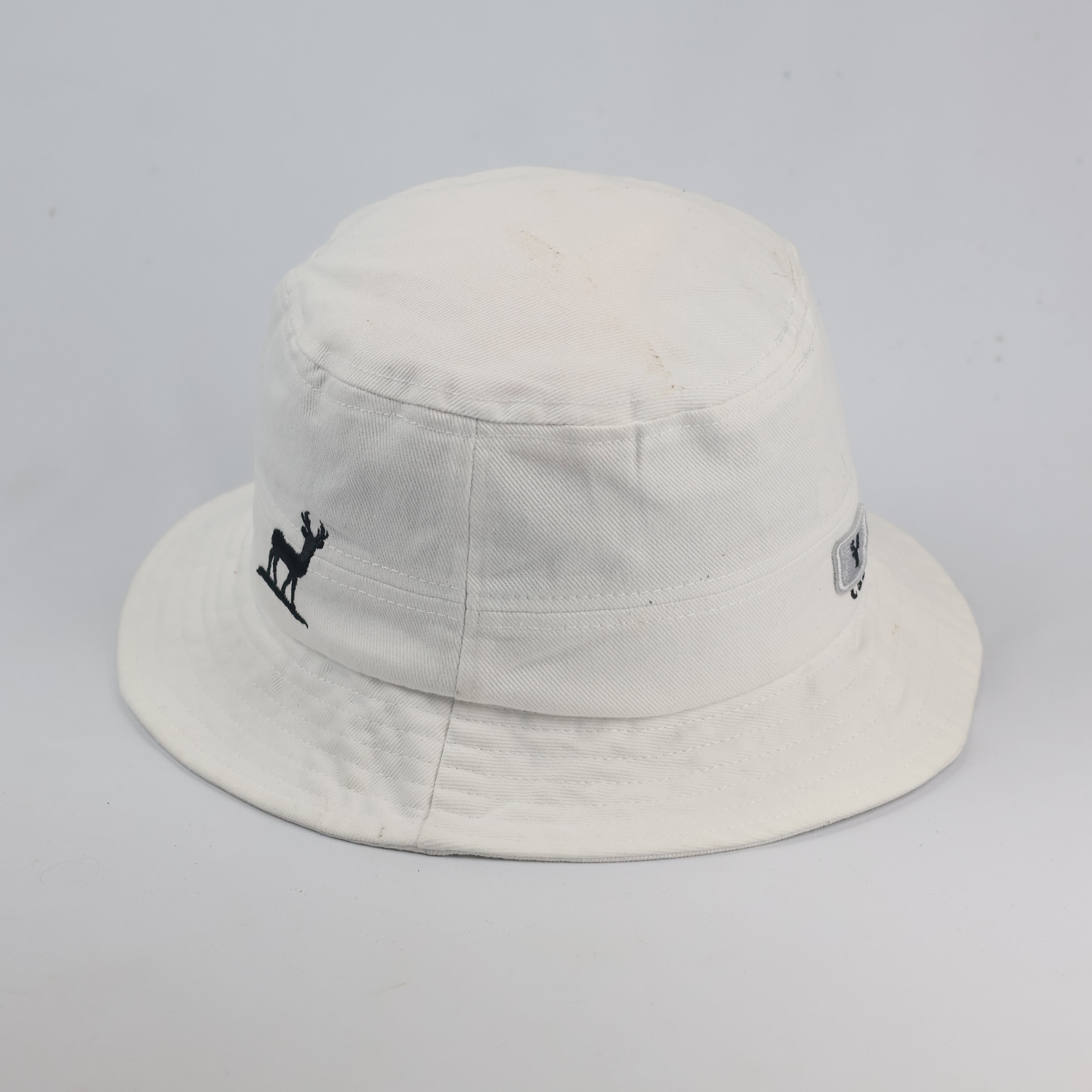 Vintage CERF BELL 1982 Series Thrifted Bucket Hat - White | Size 57-58cm Cap