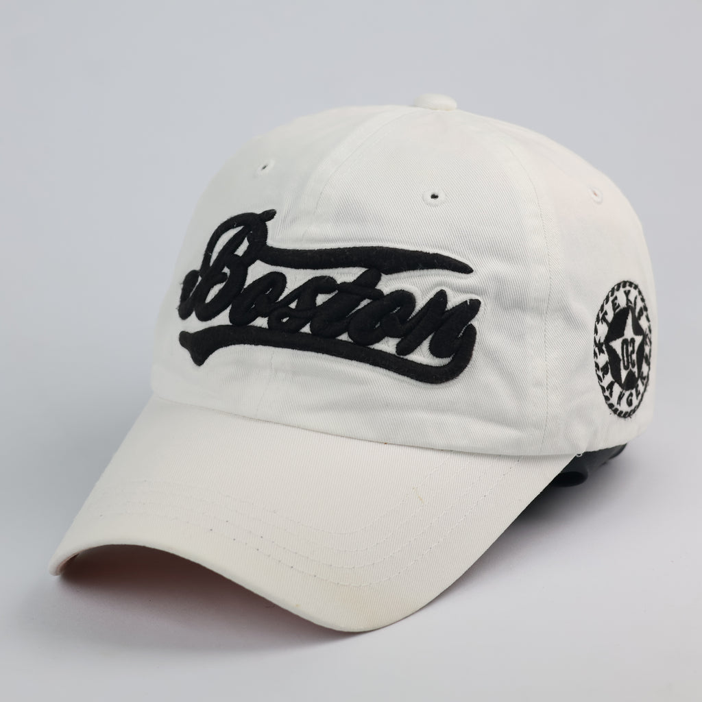 Vintage Head Line New York "Boston" Script Cap