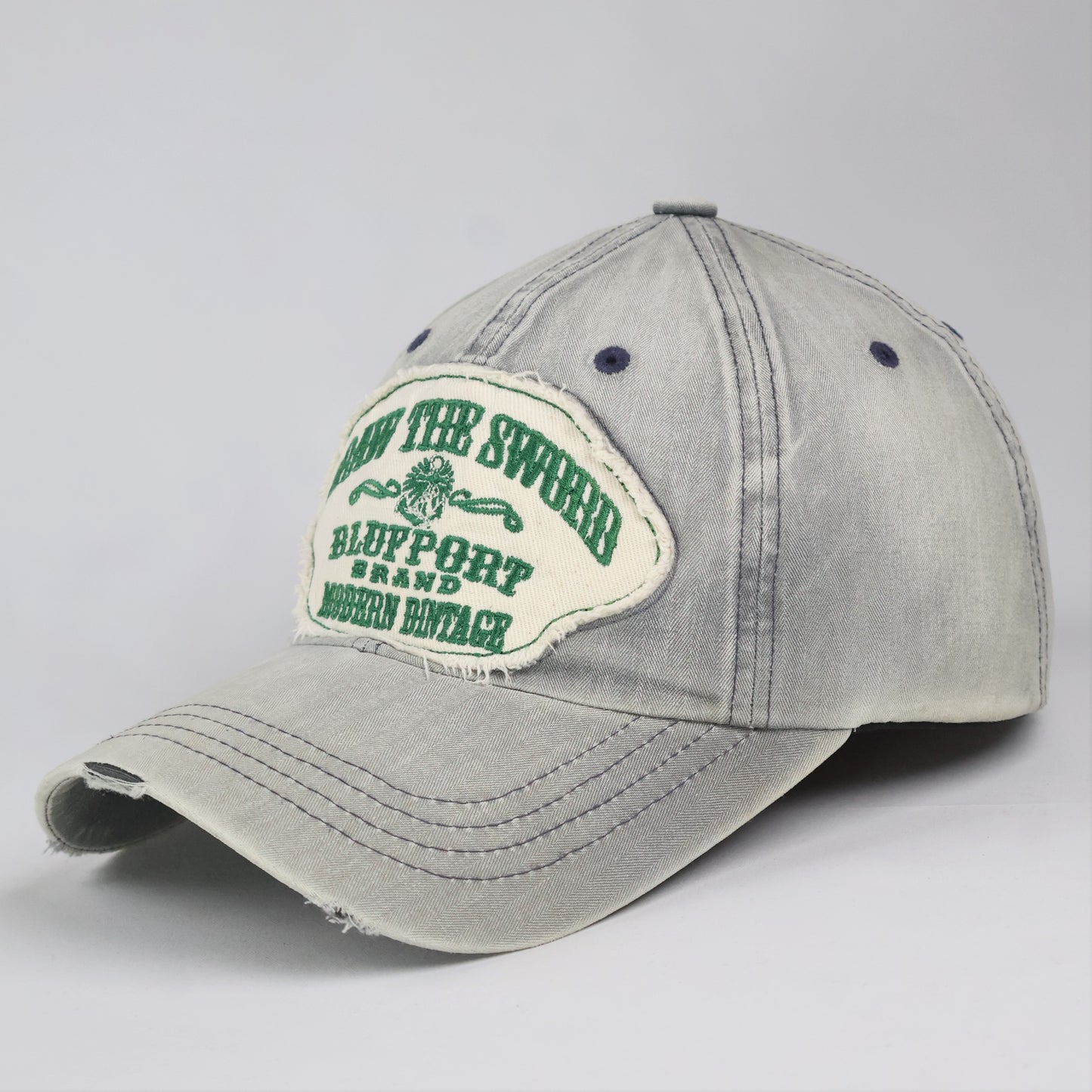 Korean Made "Draw The Sword" Distressed Cap