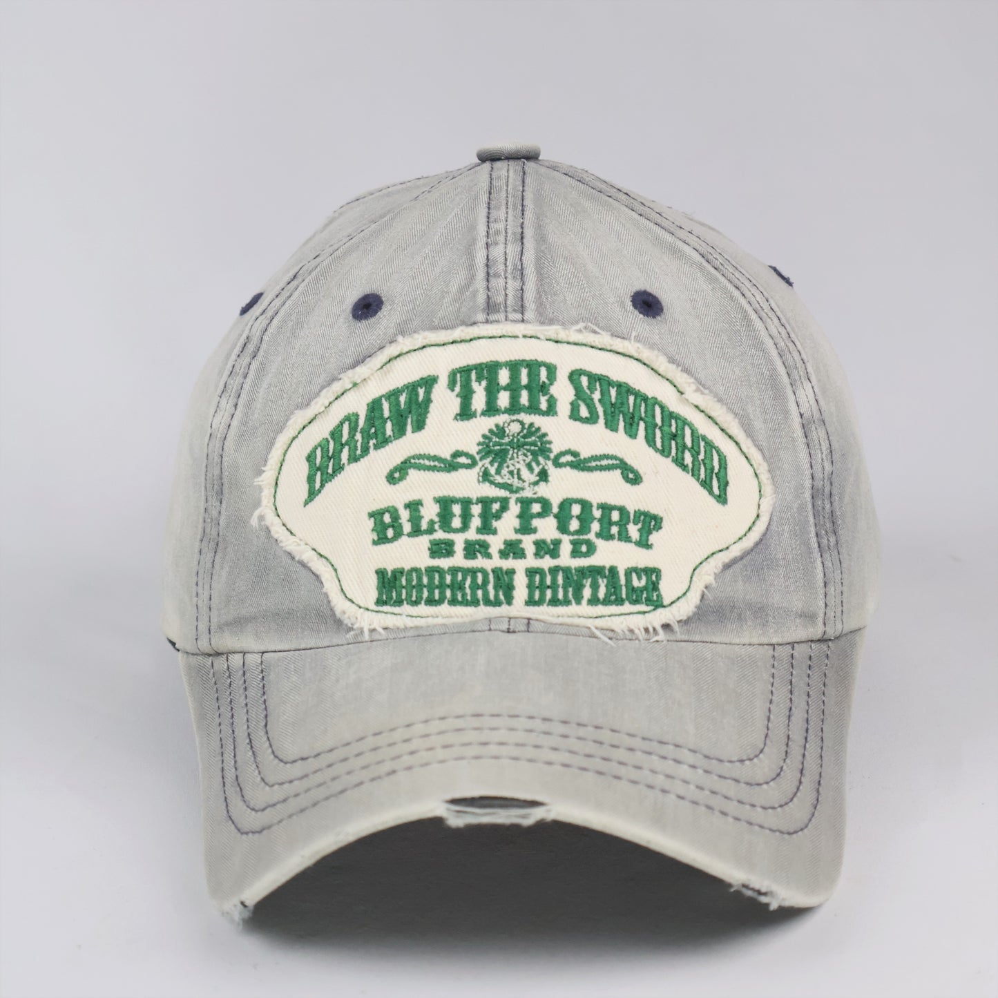 Korean Made "Draw The Sword" Distressed Cap