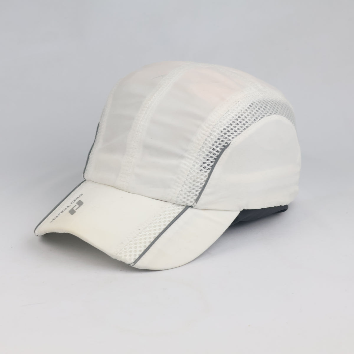 Thrifted White Reflective Trim 5-Panel Sports Cap (56-58 cm) | 10117