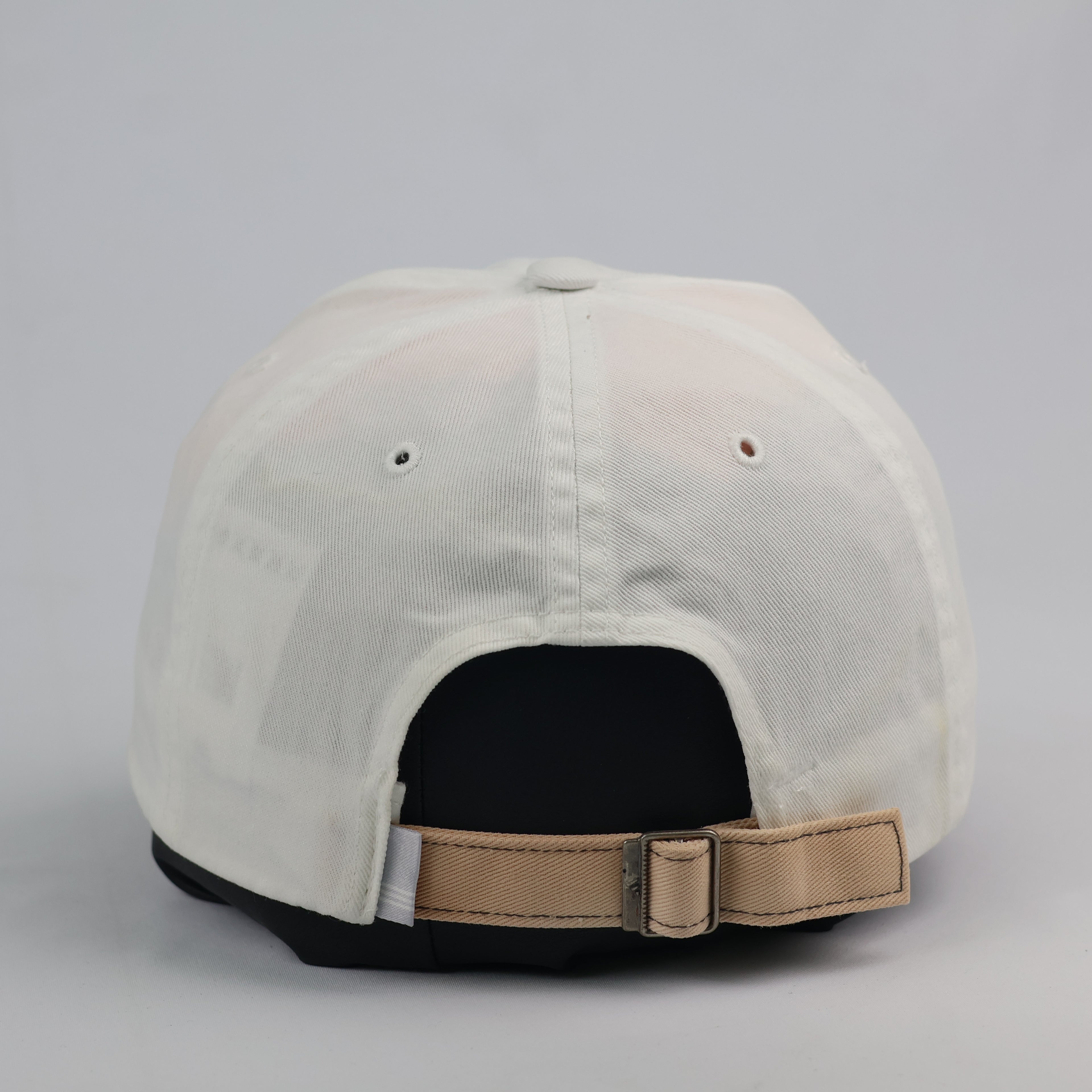 Thrifted Adidas Headwear Off-White Cotton Dad Hat