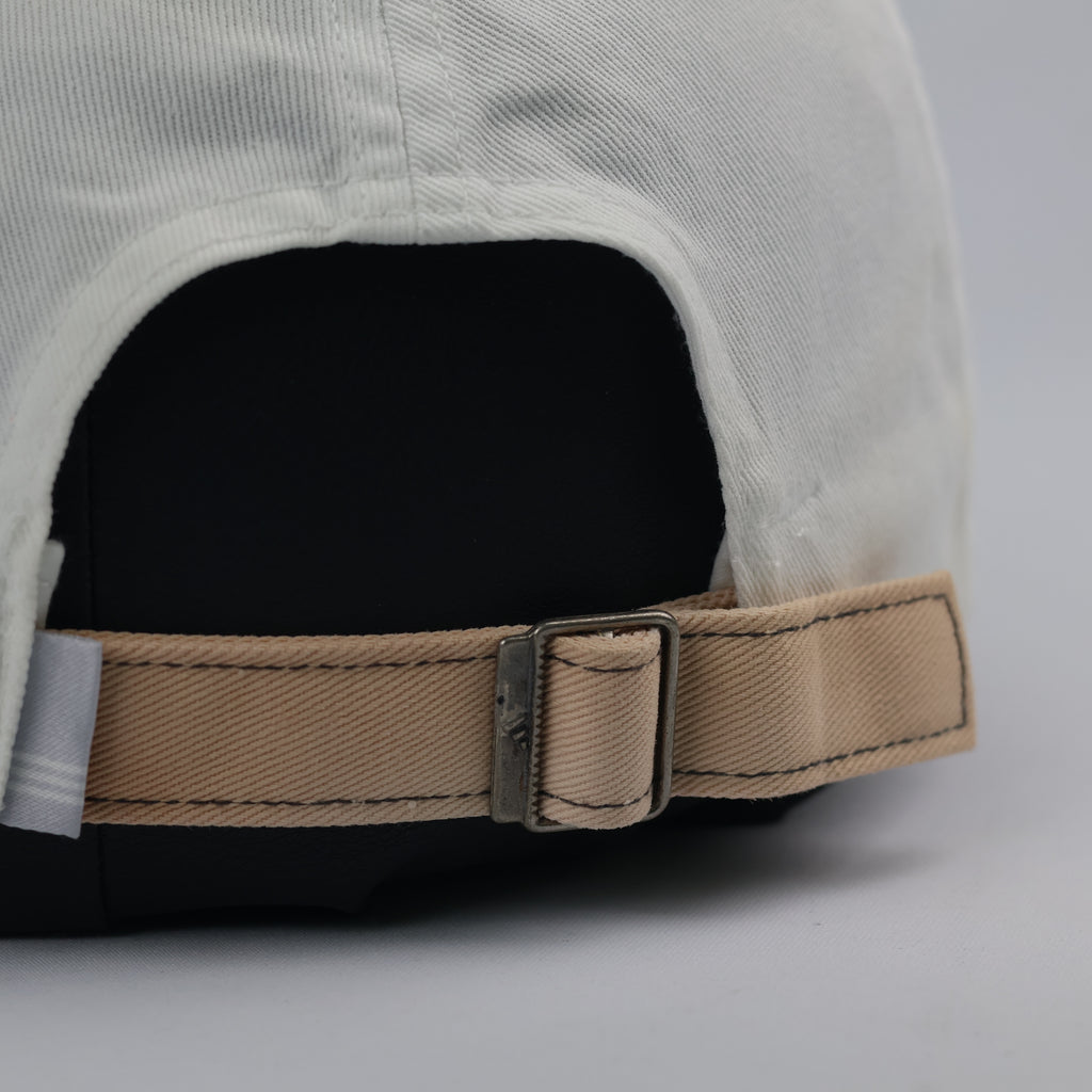 Thrifted Adidas Headwear Off-White Cotton Dad Hat