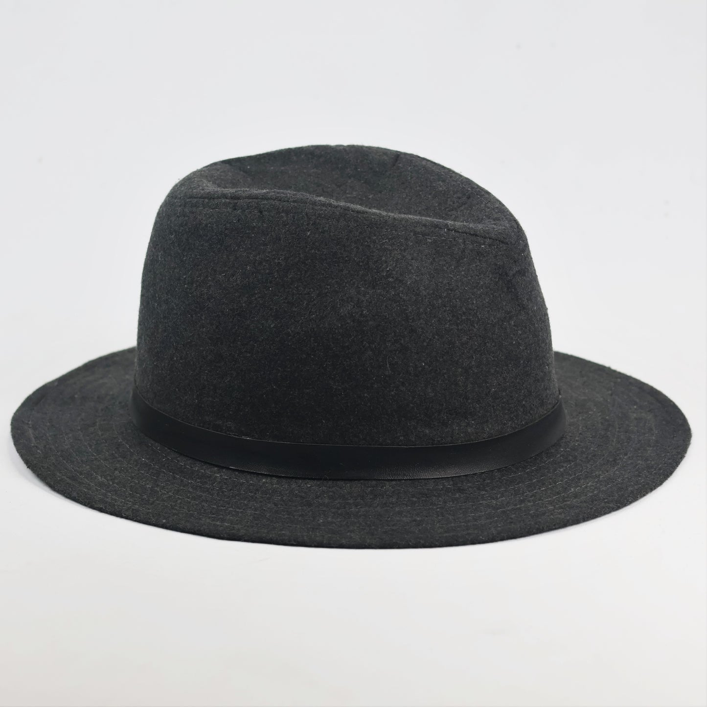 Vintage Grey Wool Felt Fedora