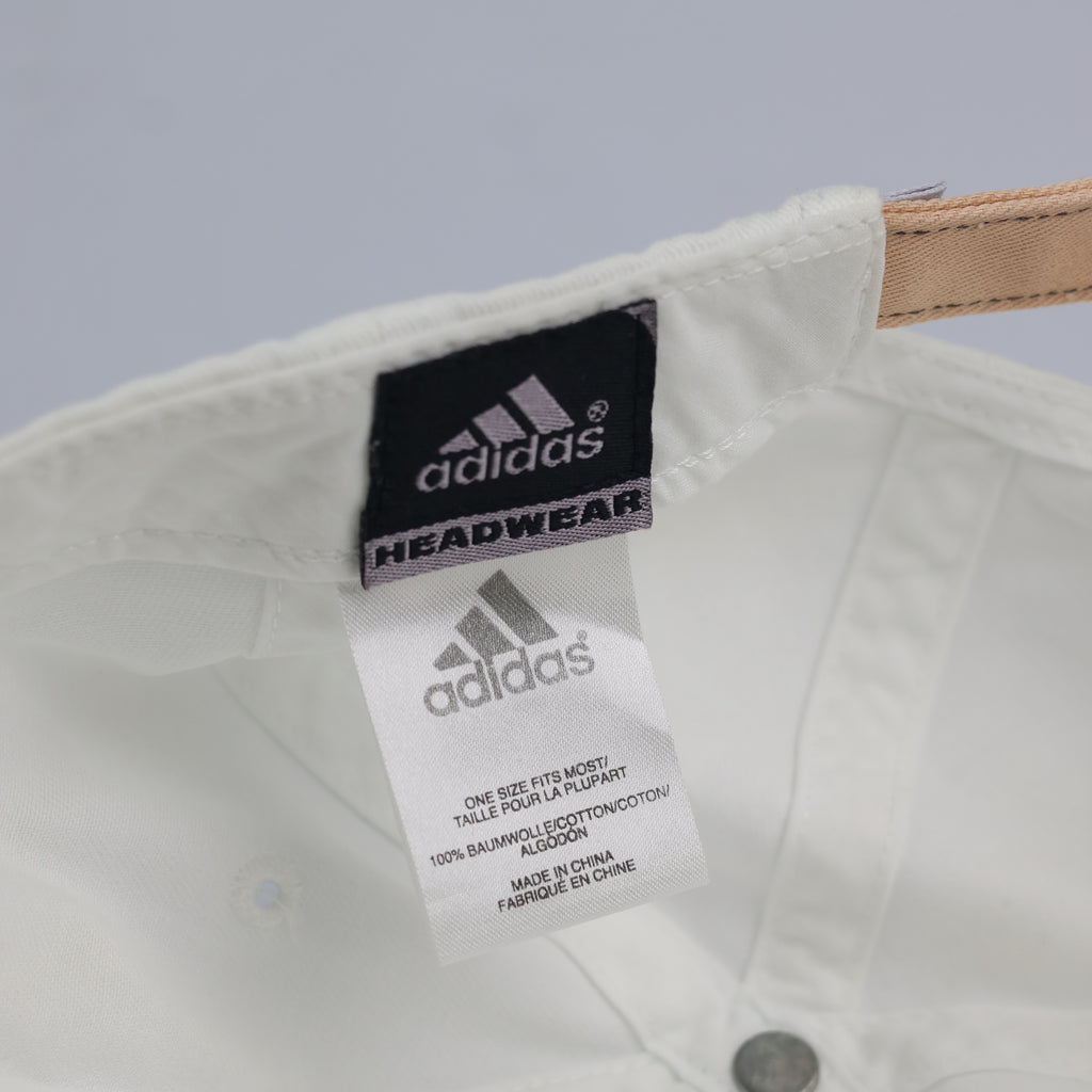 Thrifted Adidas Headwear Off-White Cotton Dad Hat