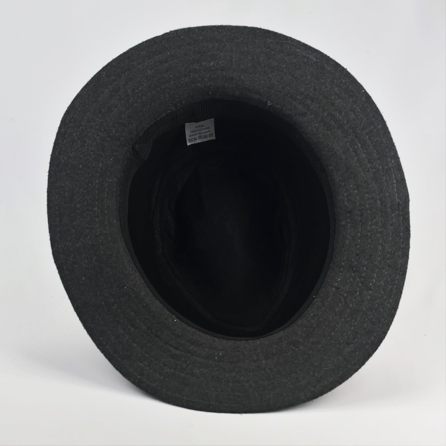 Vintage Grey Wool Felt Fedora